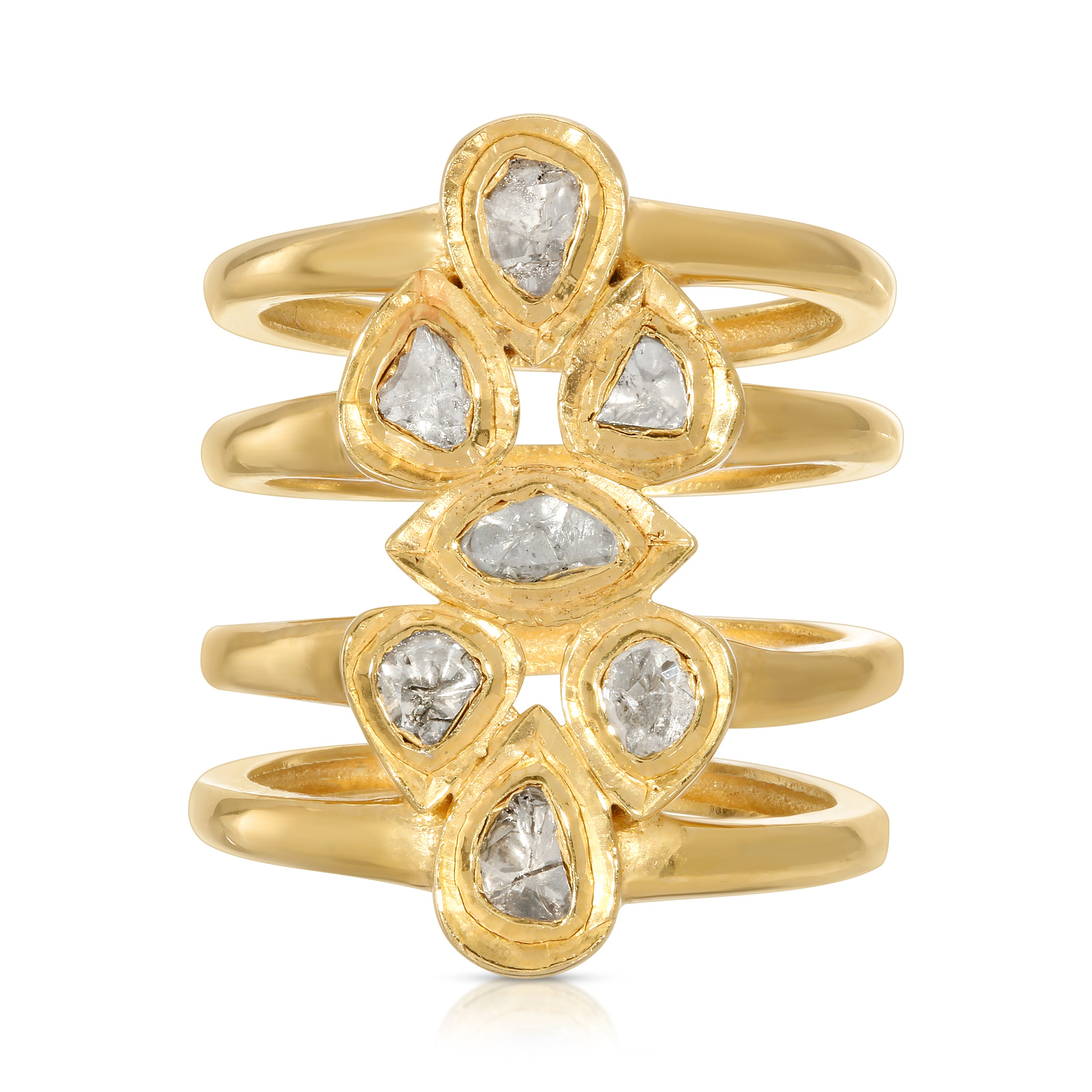 Jaipur Diamond Spring Ring