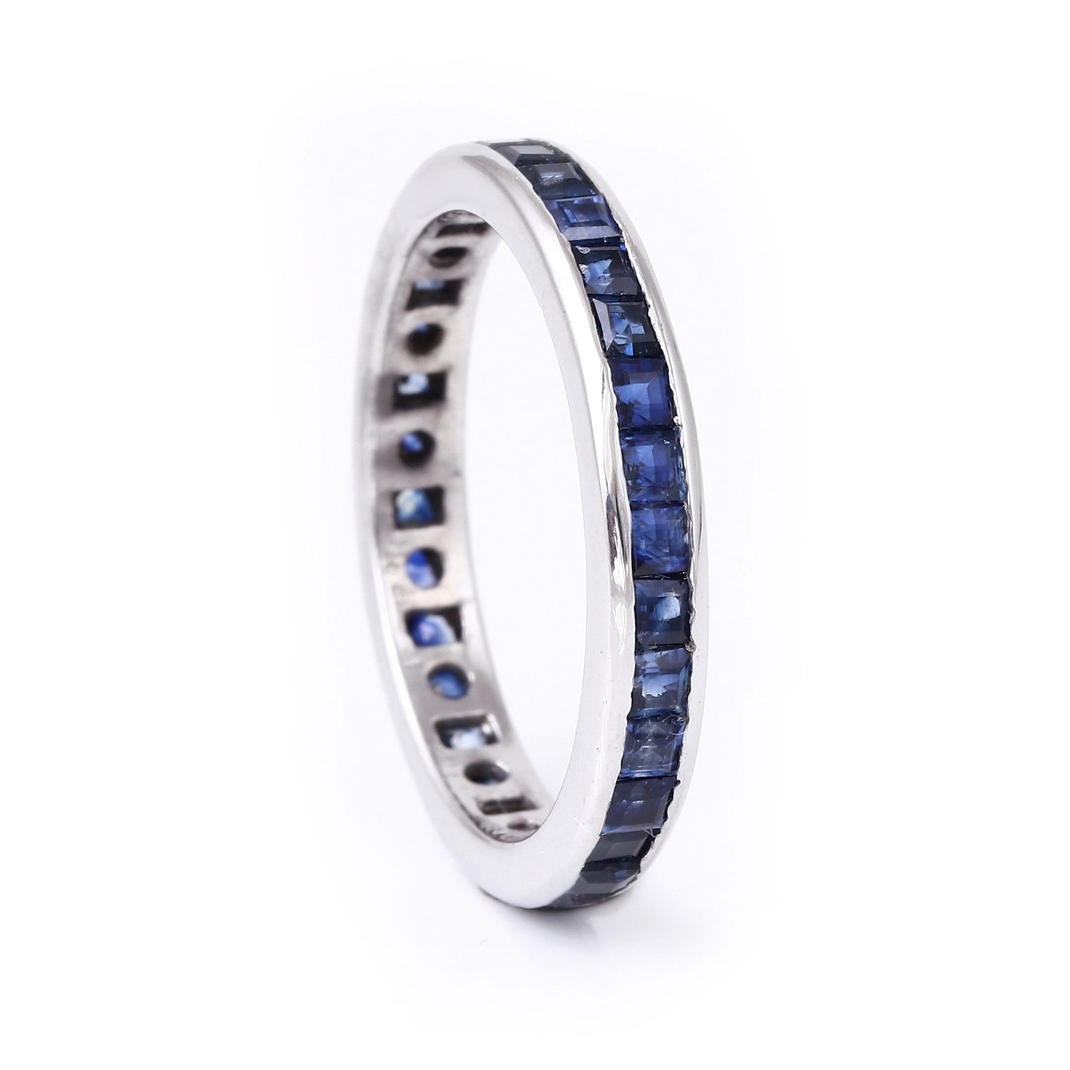 Sapphire Baguette Band