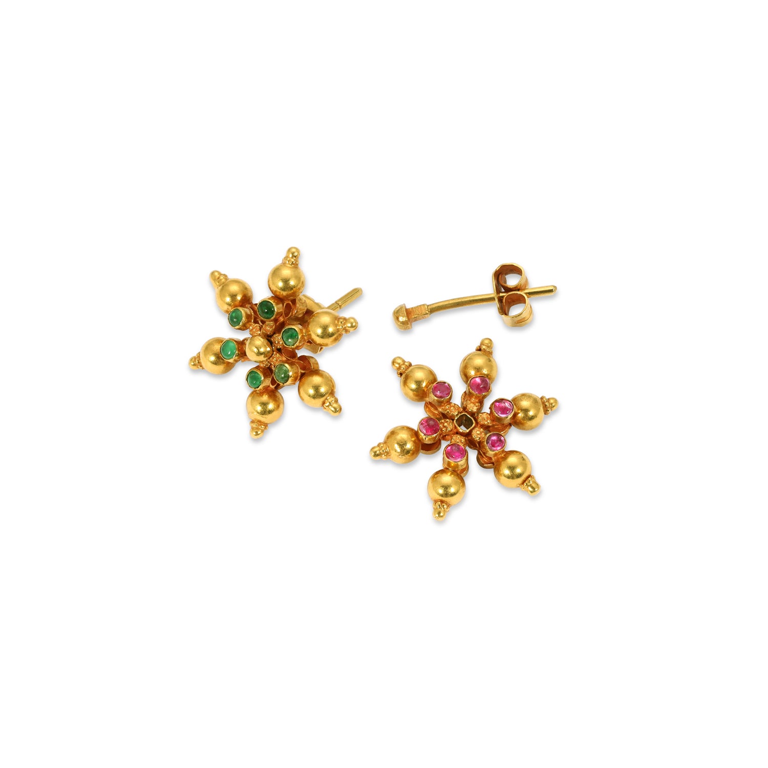 Ruby on sale star earrings