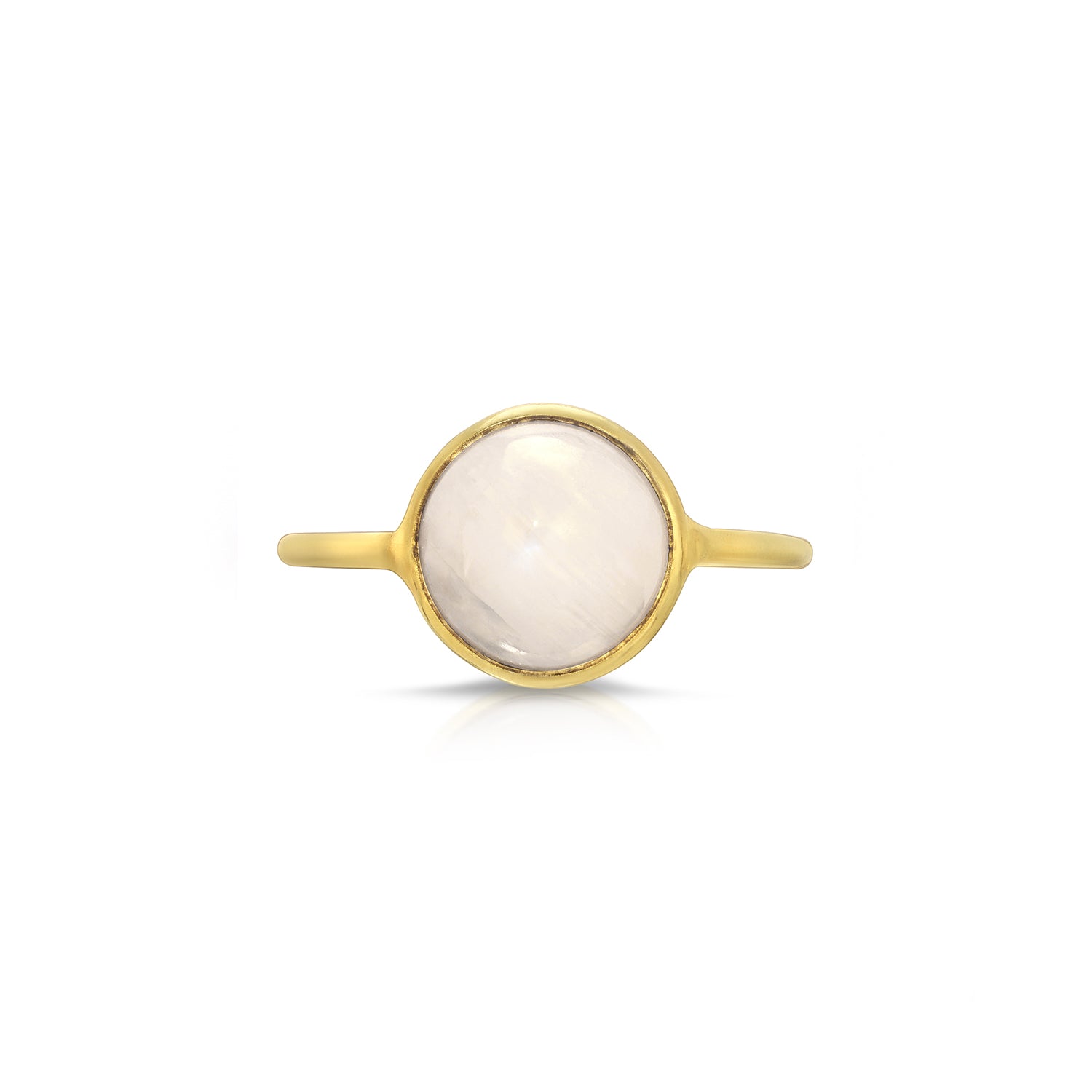 Microdome Moonstone Ring