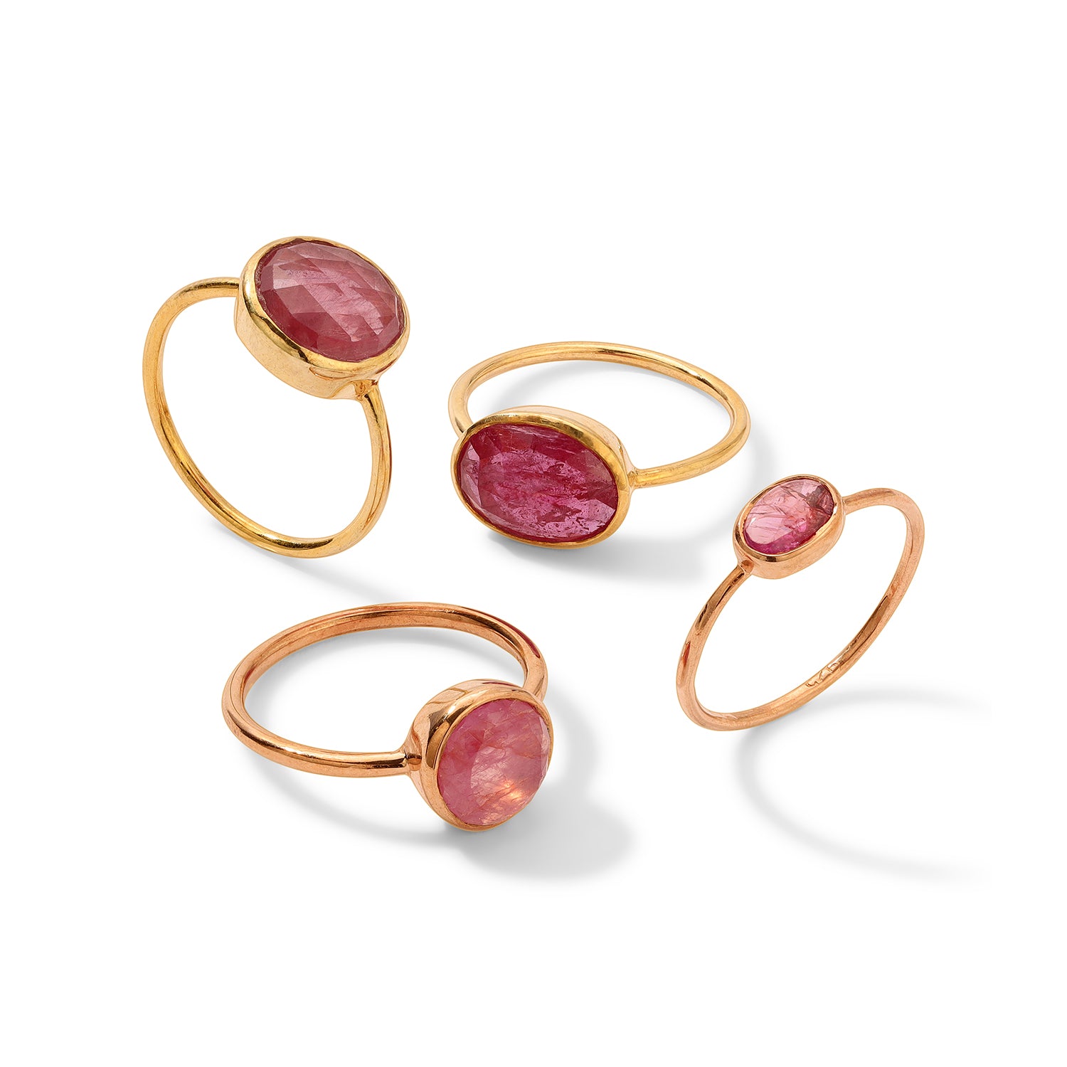 Ruby  Gem Stack Rings