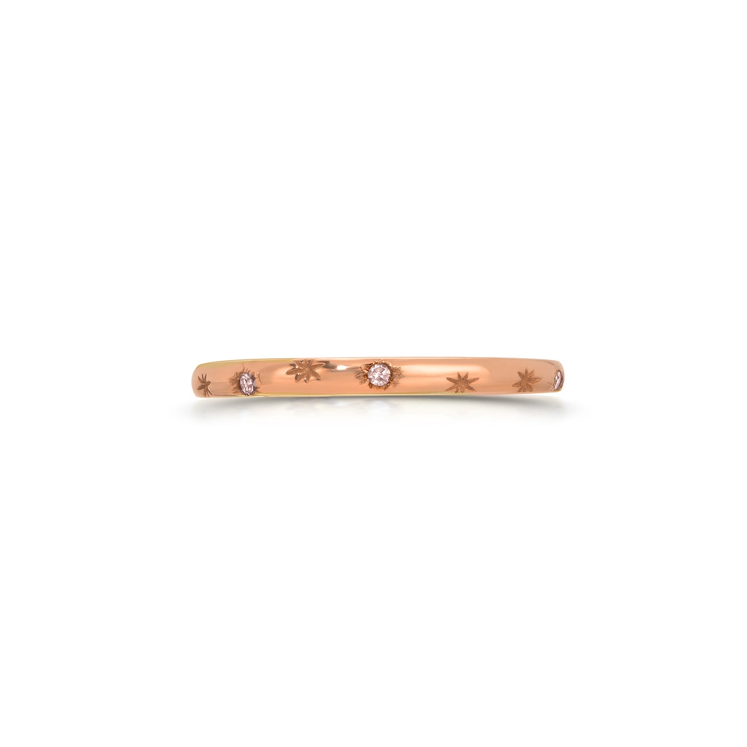 Pink Diamond Rose Gold Cosmos Band