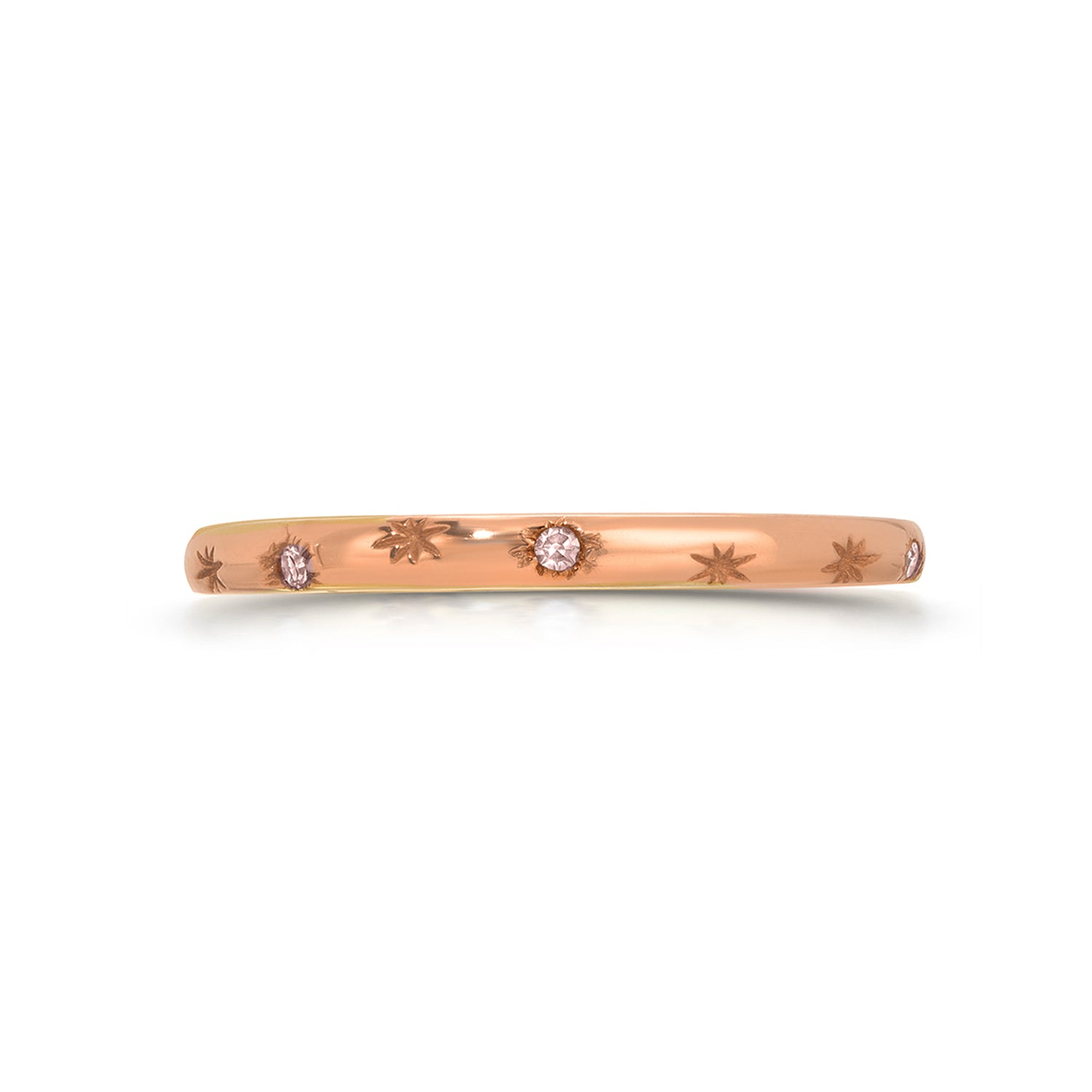 Pink Diamond Rose Gold Cosmos Band