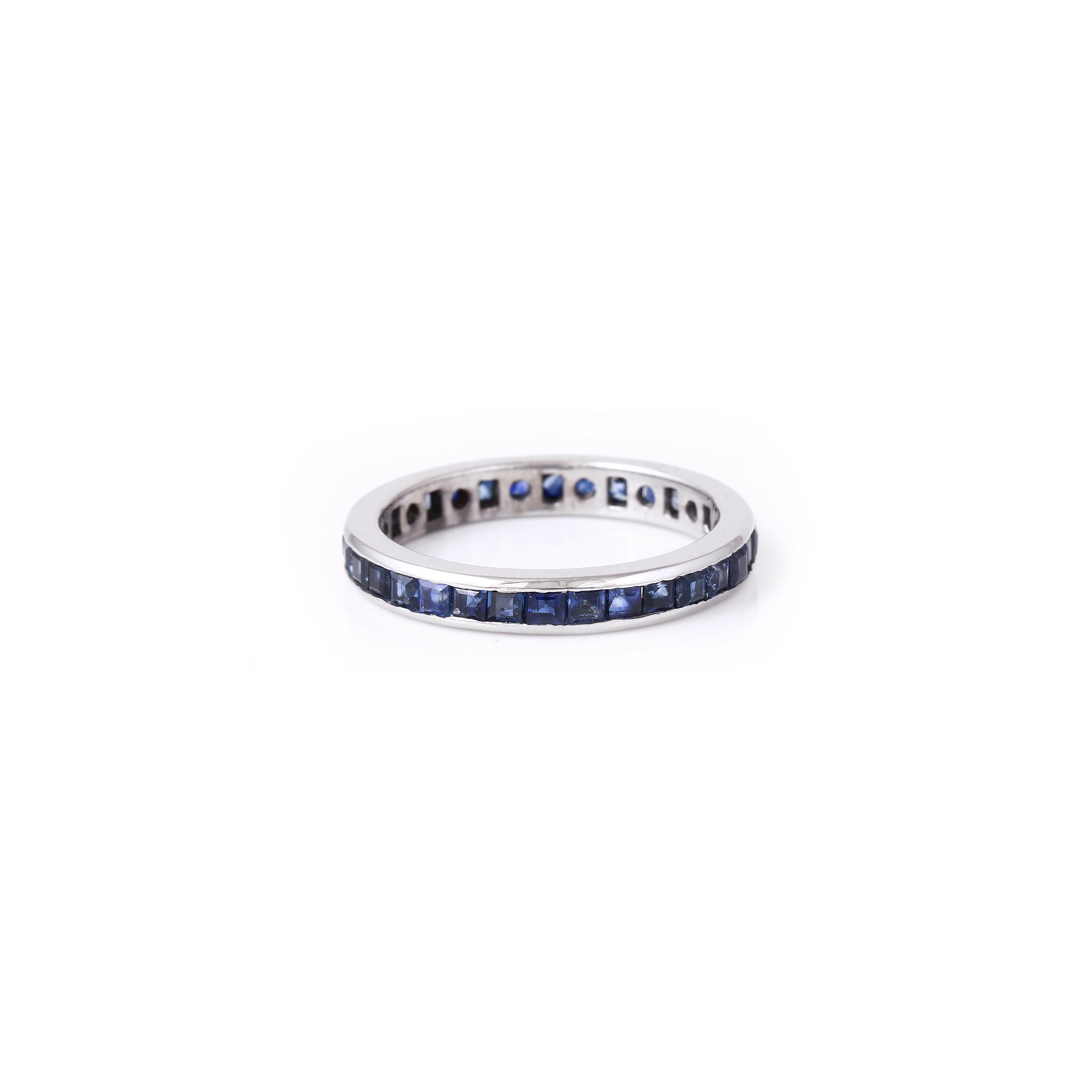 Sapphire Baguette Band