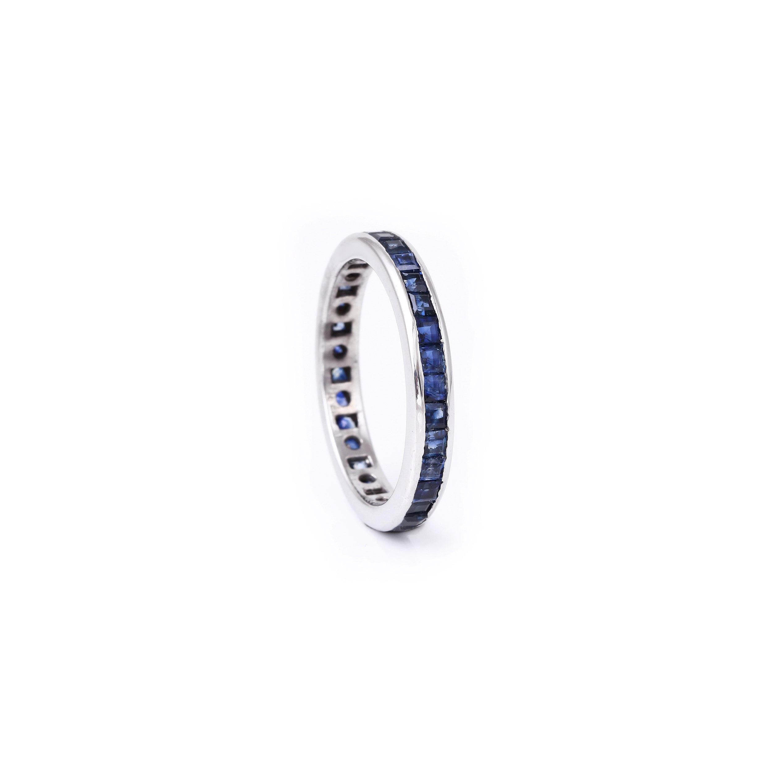 Sapphire Baguette Band
