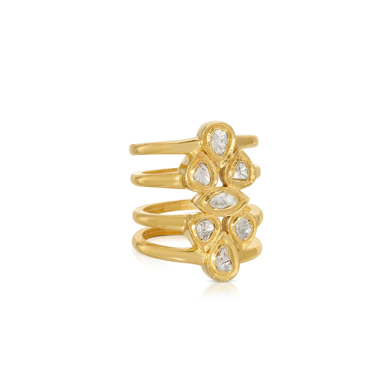 Jaipur Diamond Spring Ring