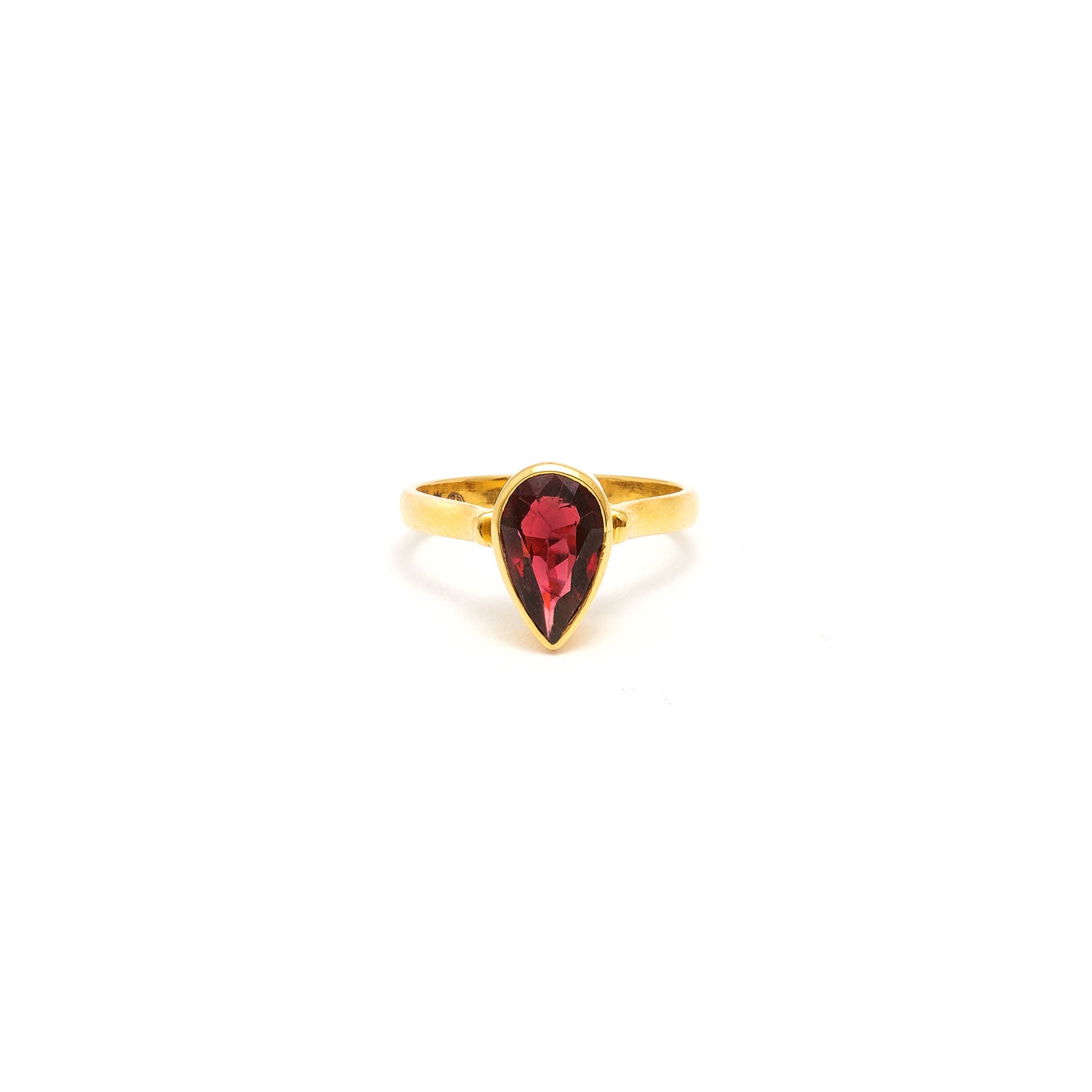 Jaipur Atelier Petit Peardrop Tourmaline Ring