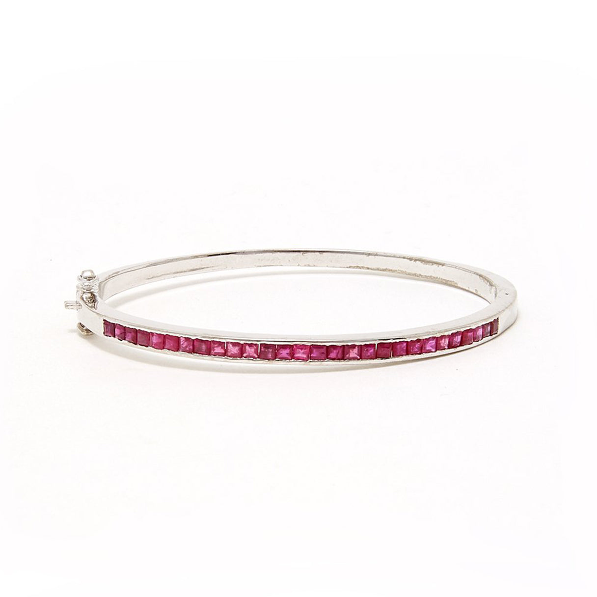 Ruby Baguette Bangle