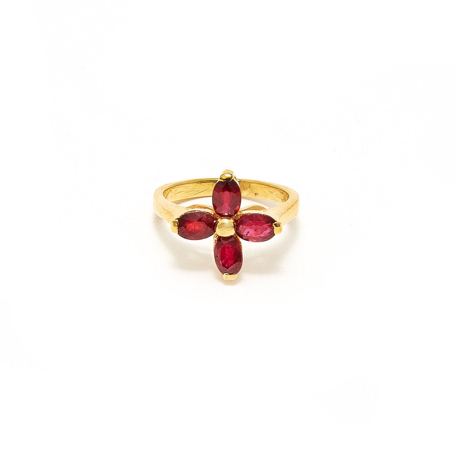 Petit Jai Ruby Two Ring