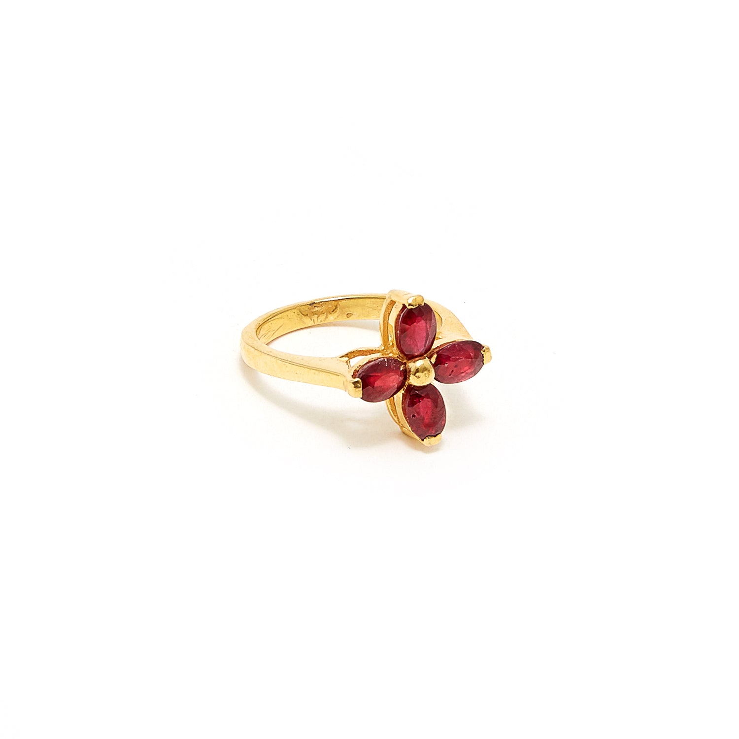 Petit Jai Ruby Two Ring