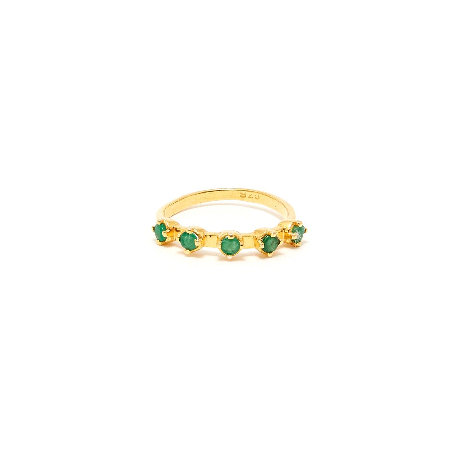 Petit Jai Emerald Five Ring