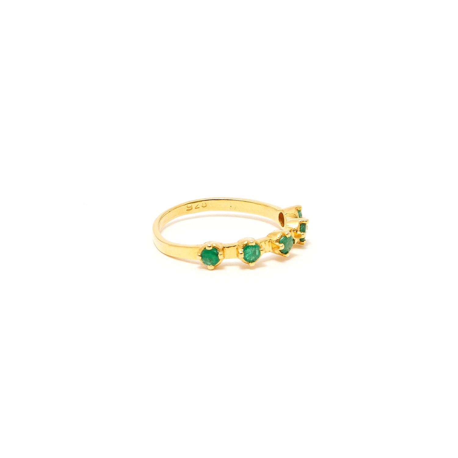 Petit Jai Emerald Five Ring