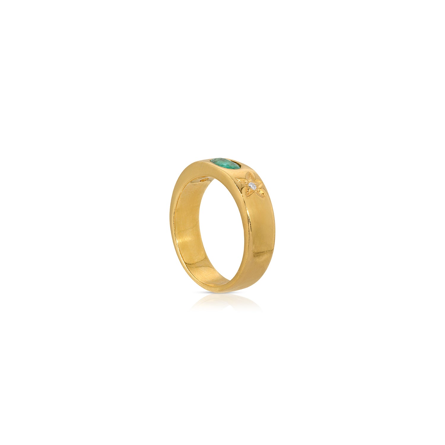Emerald Diamond Band
