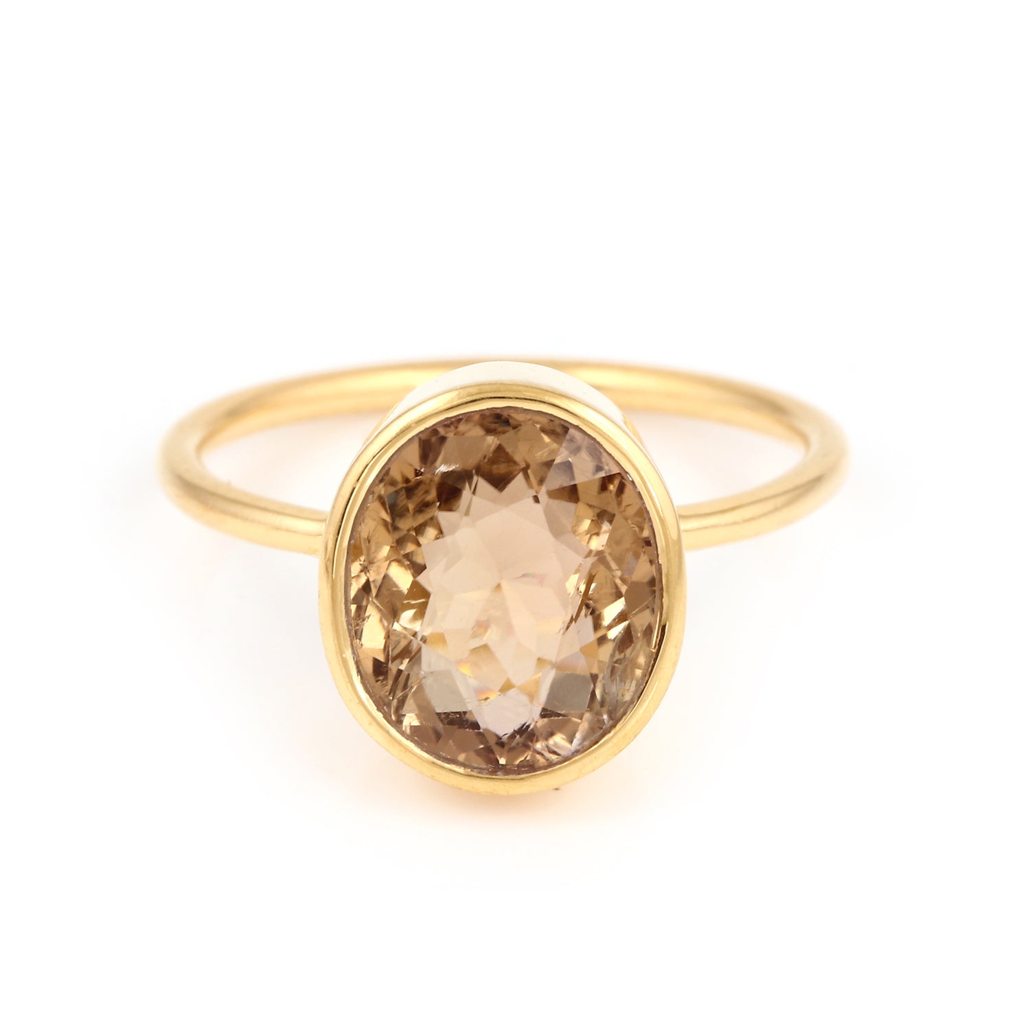 Mink Tourmaline Signet Ring