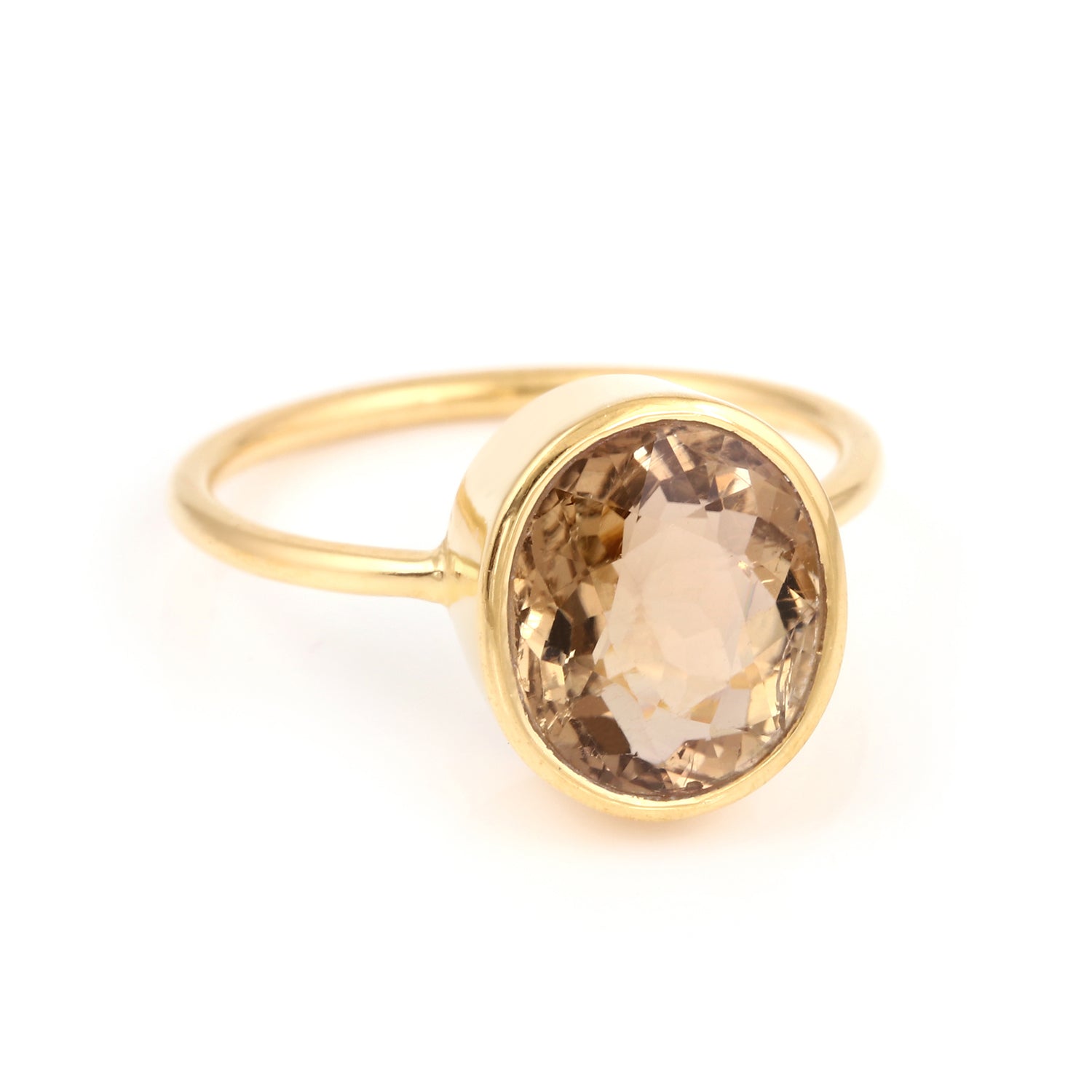 Mink Tourmaline Signet Ring