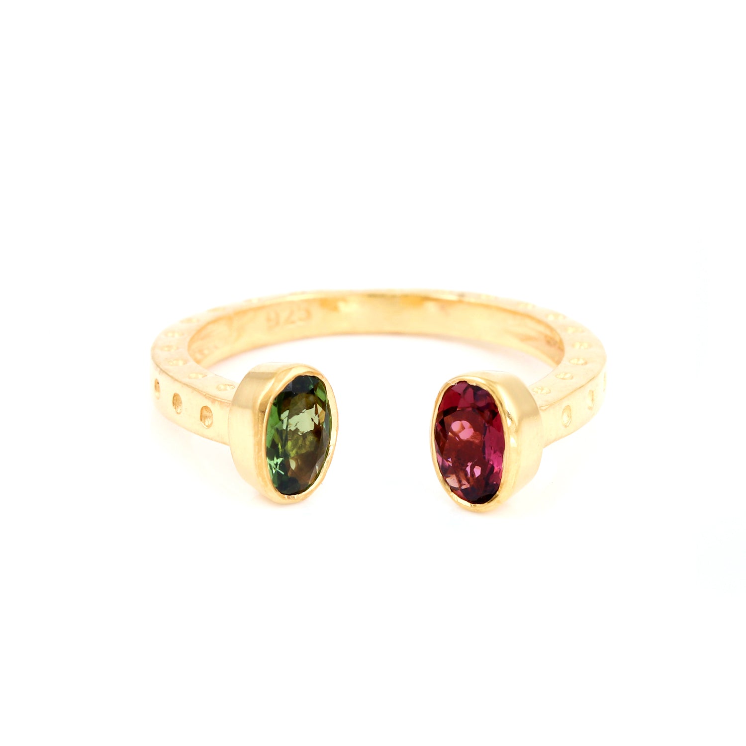 Multi Tourmaline Duo Band