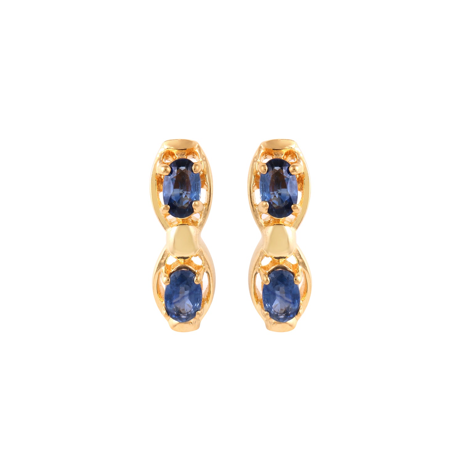 Sapphire Doublet Studs