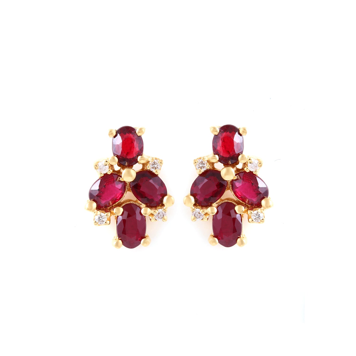 Ruby Quad Studs