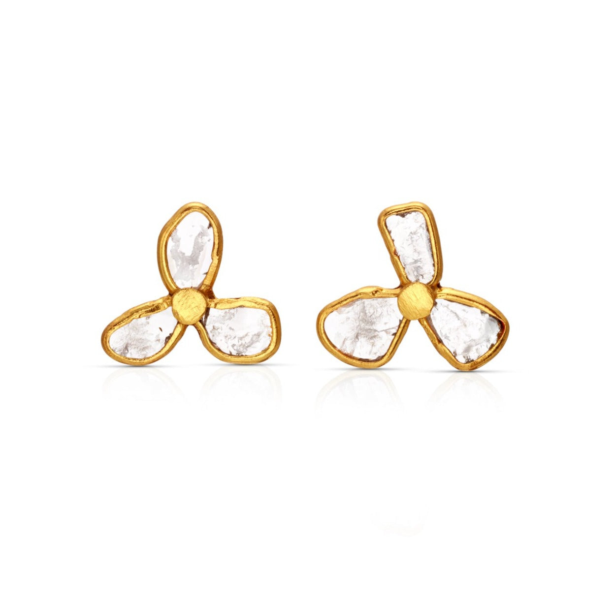 Diaphanous Diamond Firefly Studs