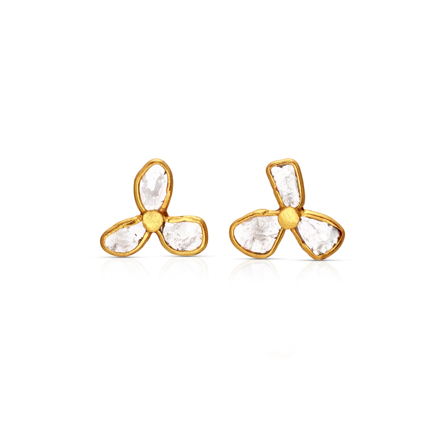 Diaphanous Diamond Firefly Studs