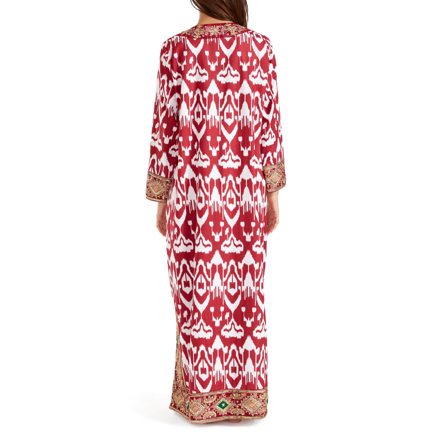 Burgundy Imperial Kaftan