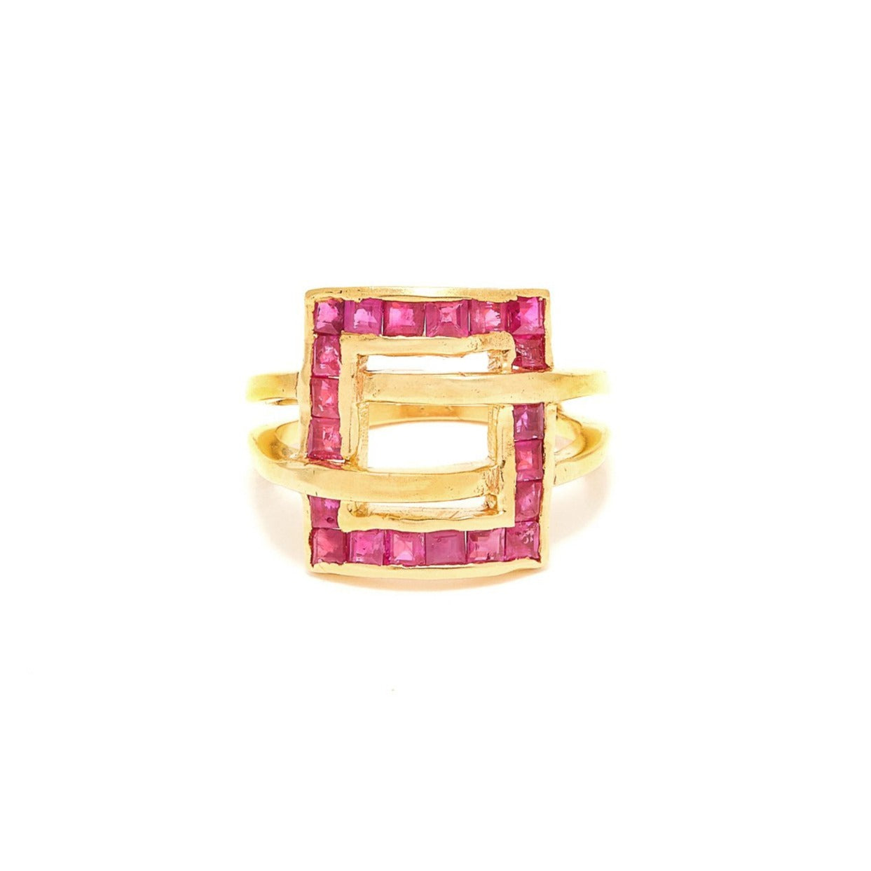 Gunnu Ruby Signet Ring