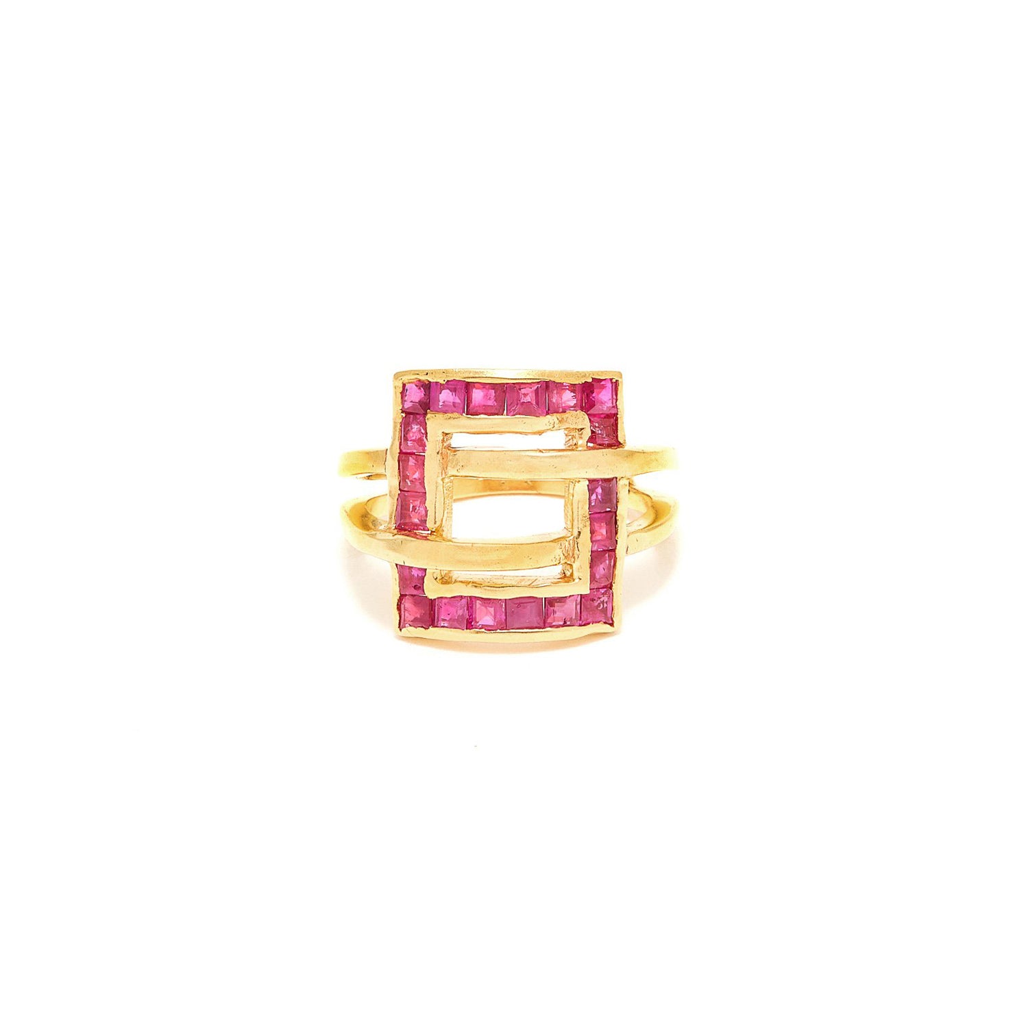 Gunnu Ruby Signet Ring