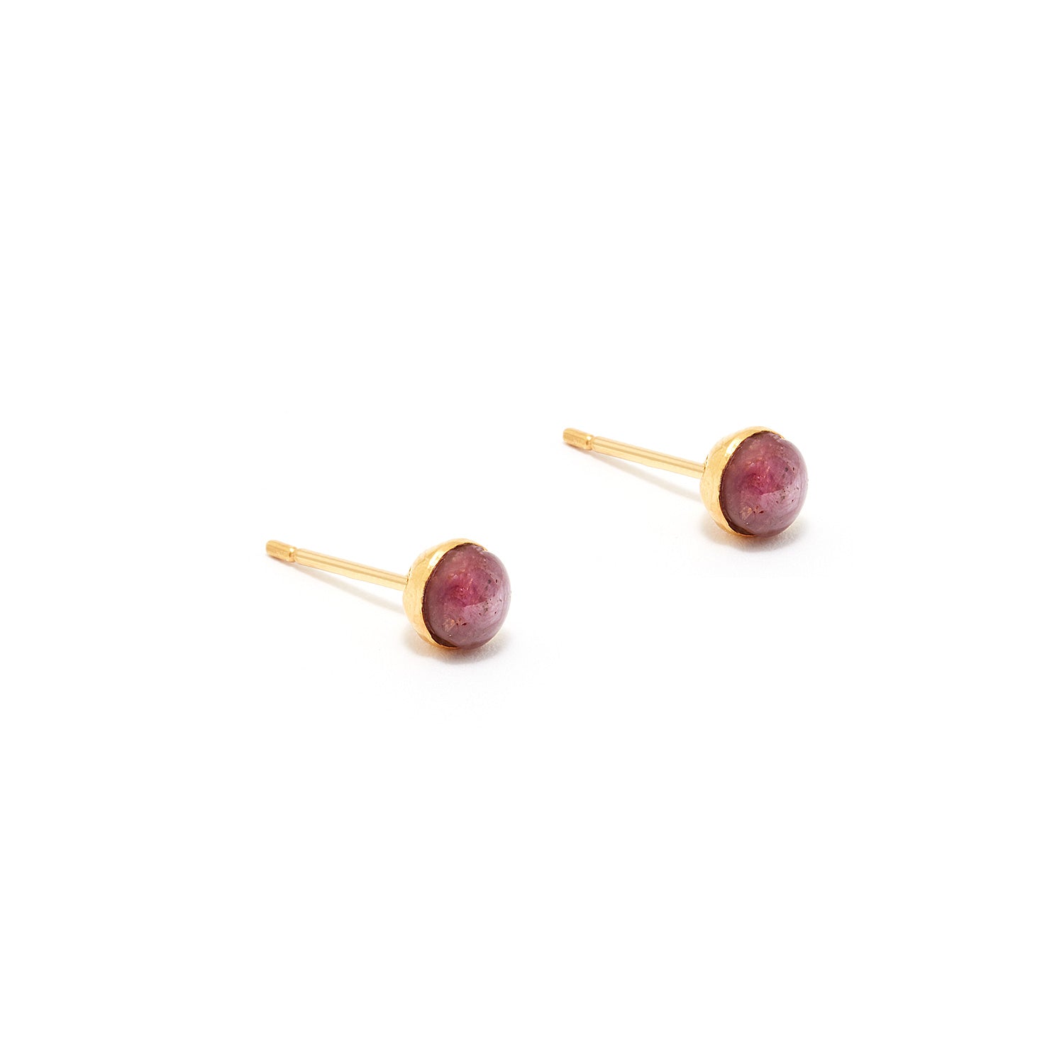 Petit Jai Ruby Star Stud Earrings