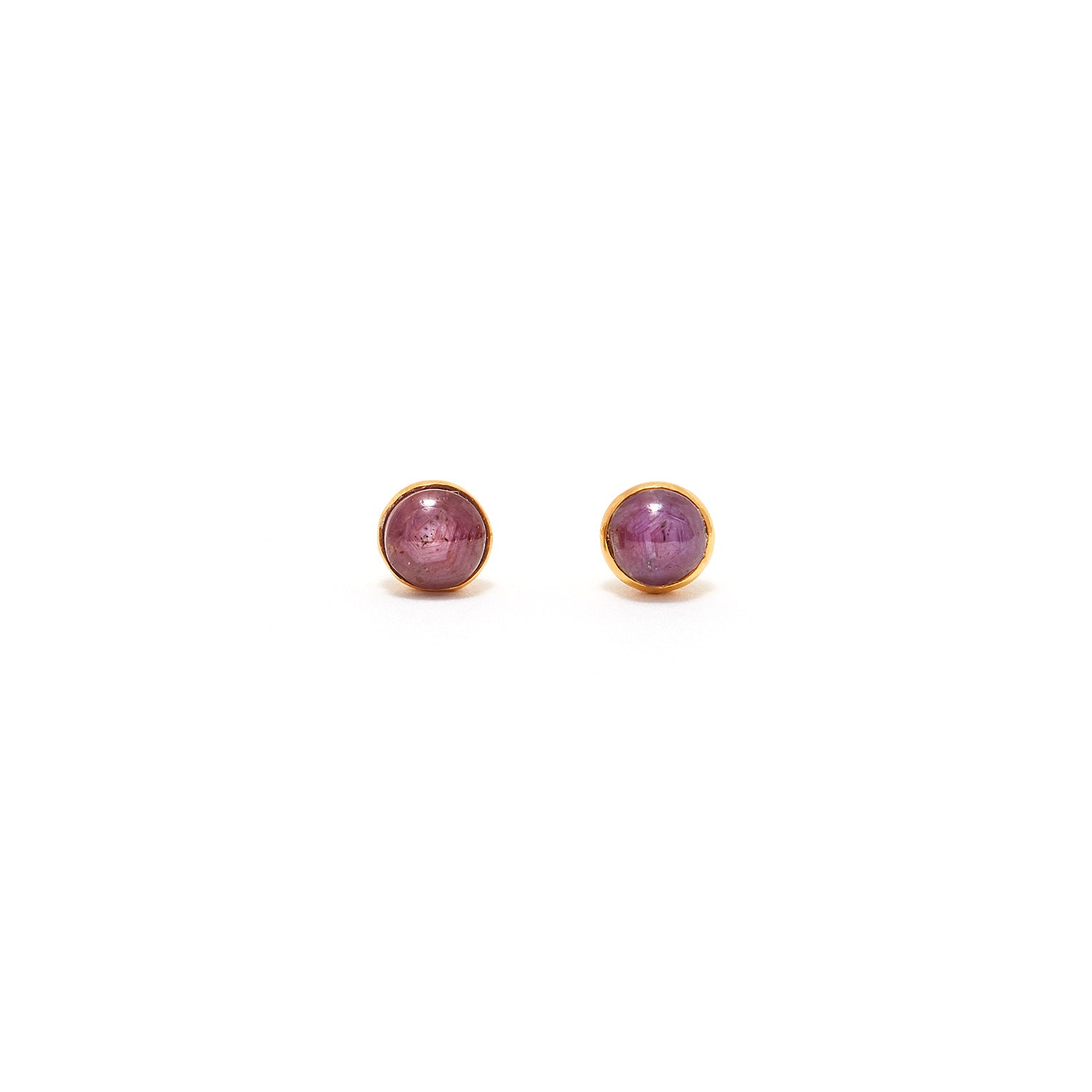 Petit Jai Ruby Star Stud Earrings