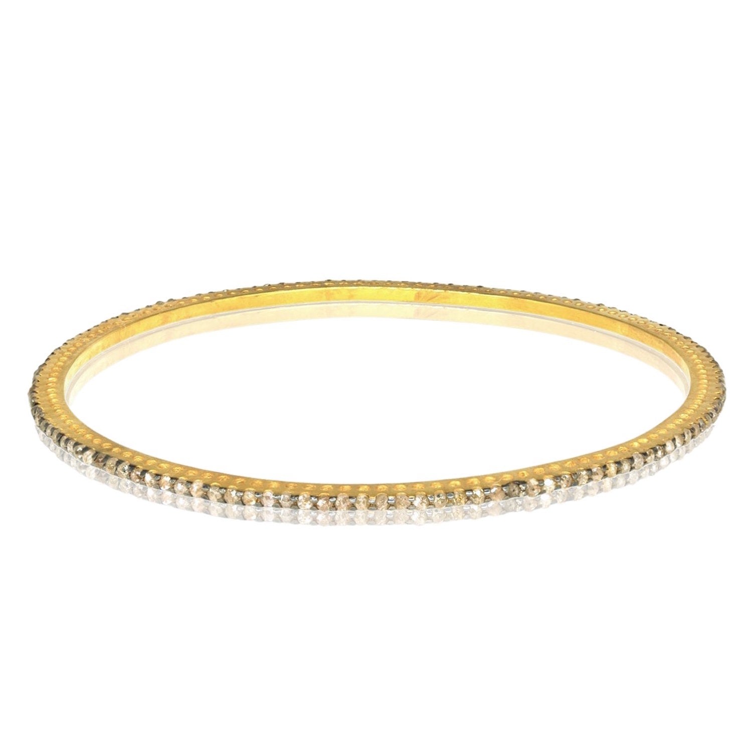 Rose Cut Diamond S Bangle