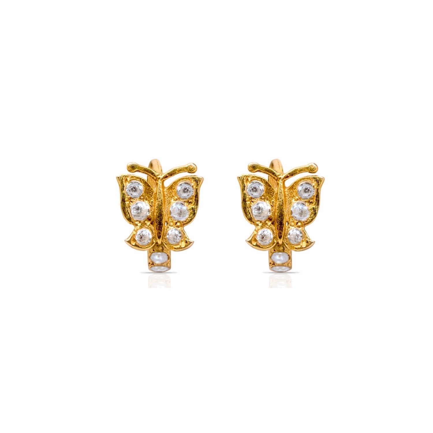 Sakshi Petite Butterfly Hoops