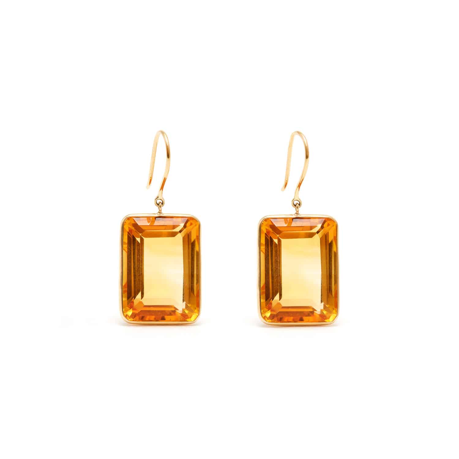 Cognac Citrine Drops