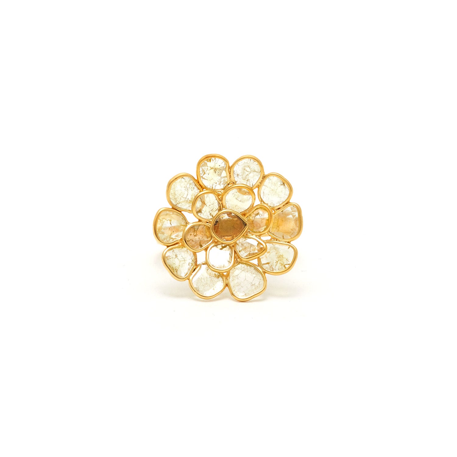 Jaipur Atelier Golden Diamond Diaphanous Concave Petal