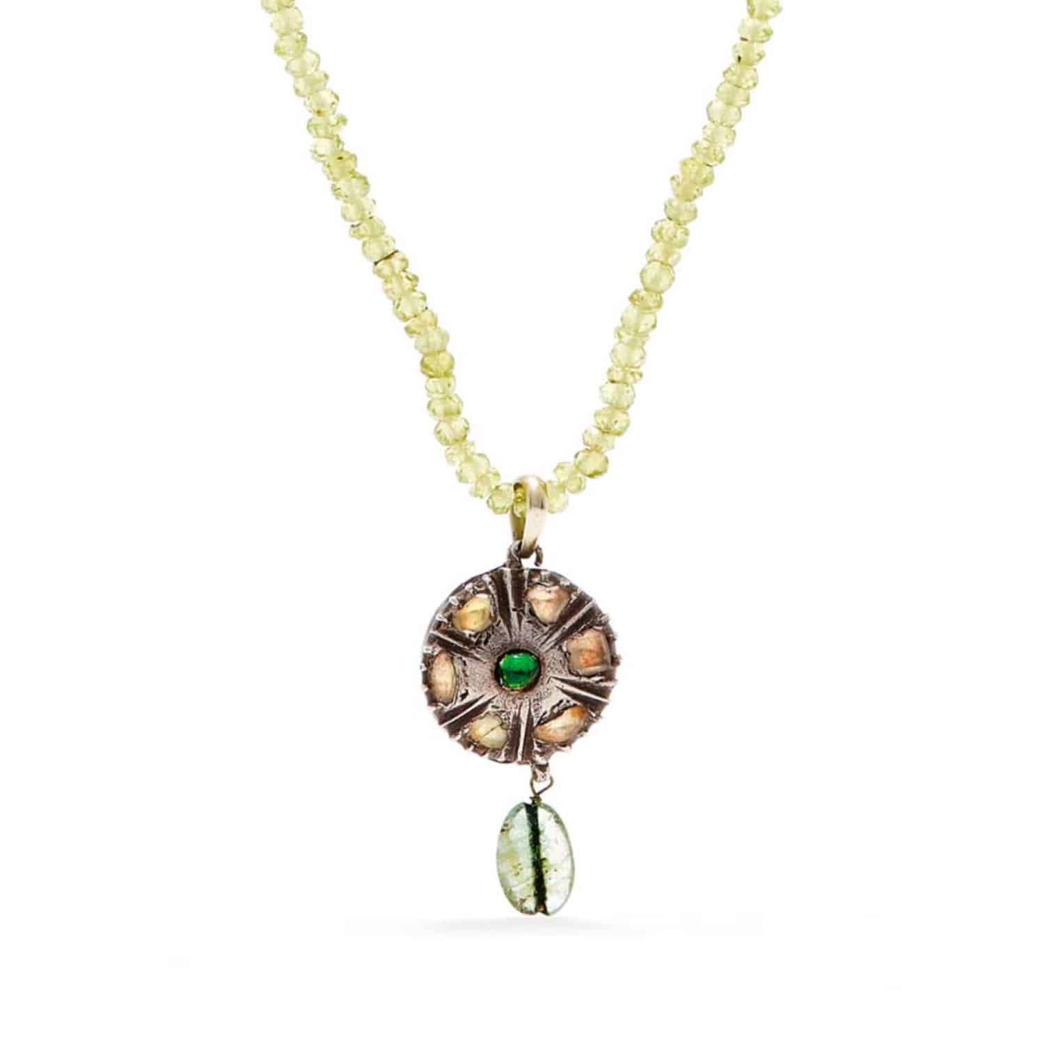 Jaipur Atelier Green Peridot Pendant