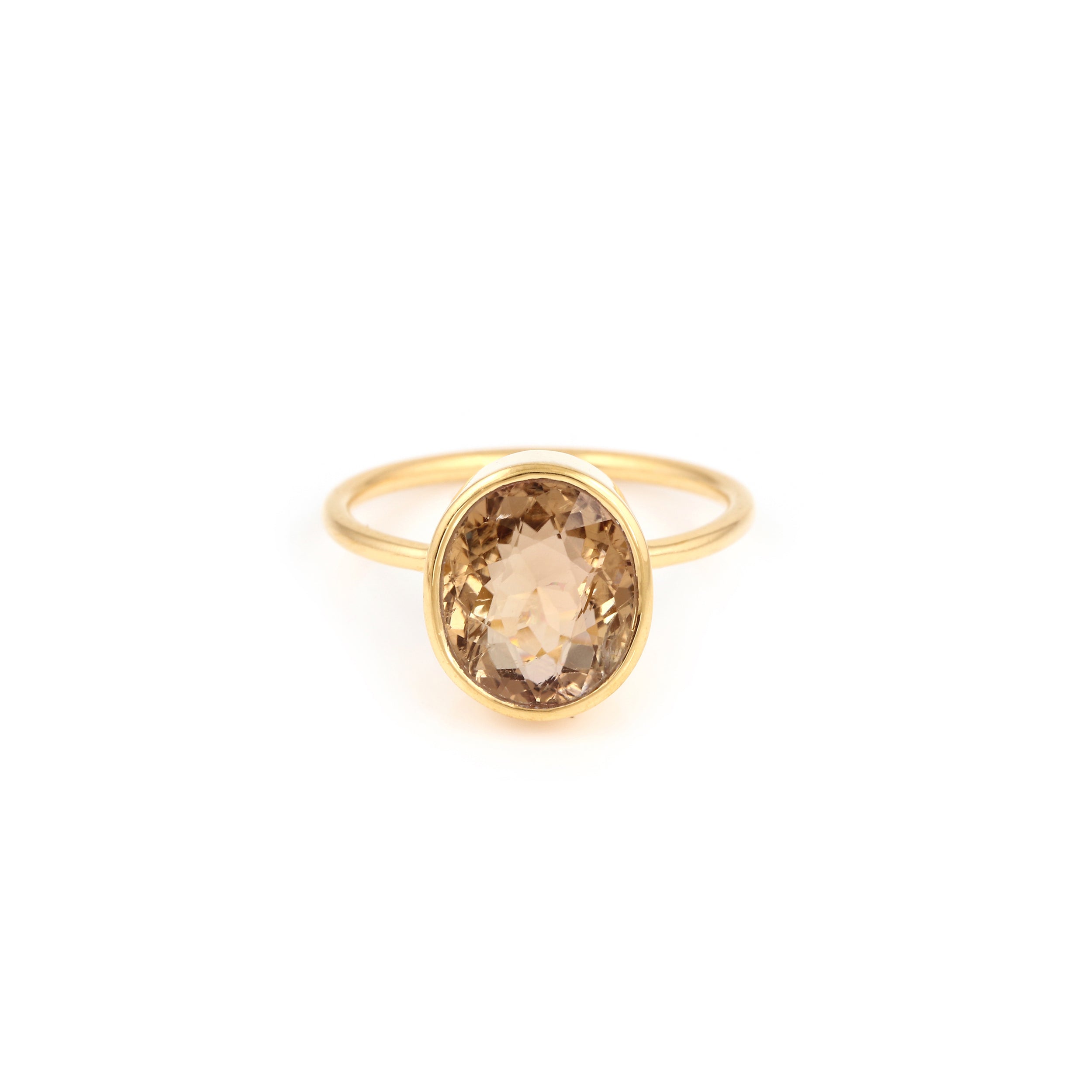 Mink Tourmaline Signet Ring