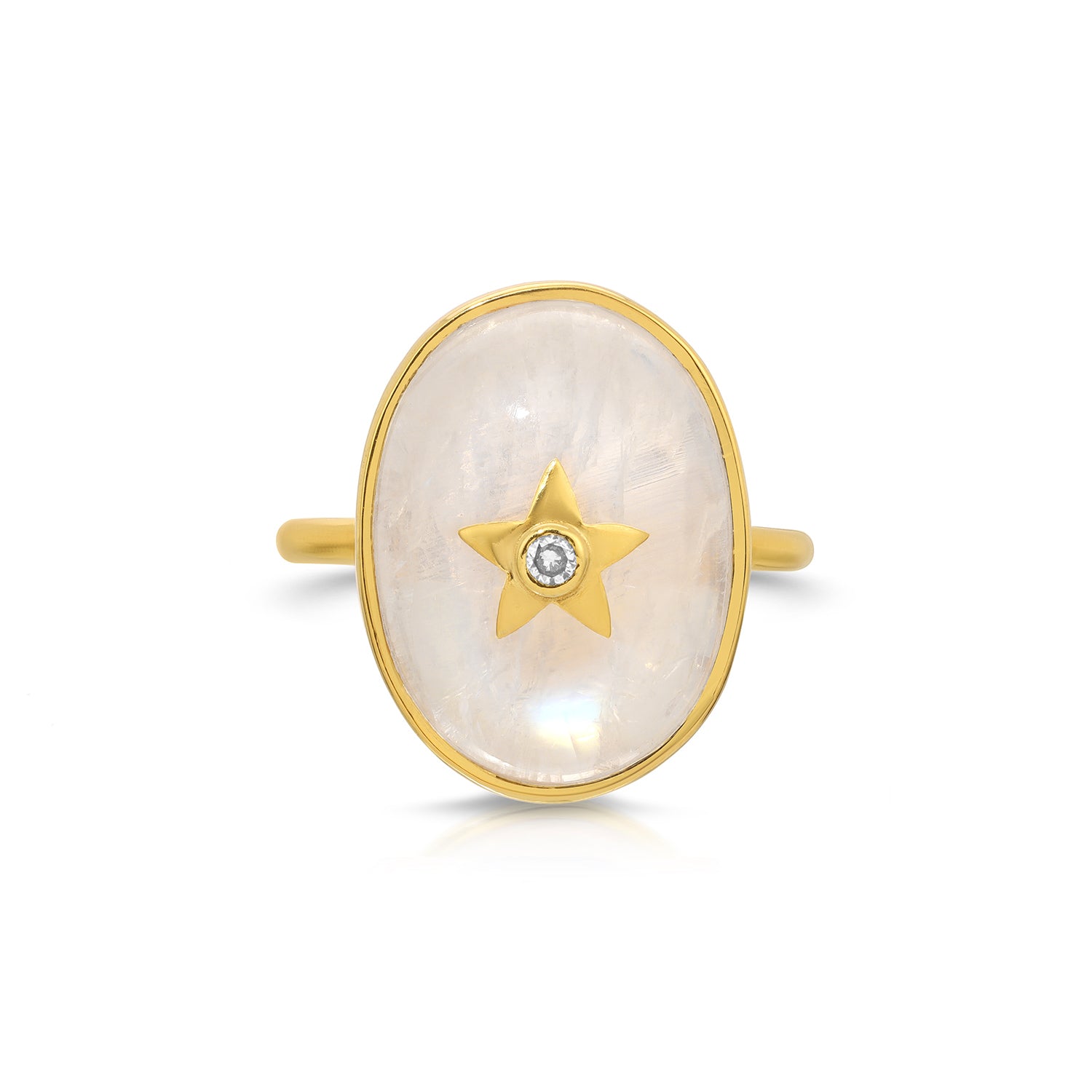 Moon Star Dome Diamond DBD Ring