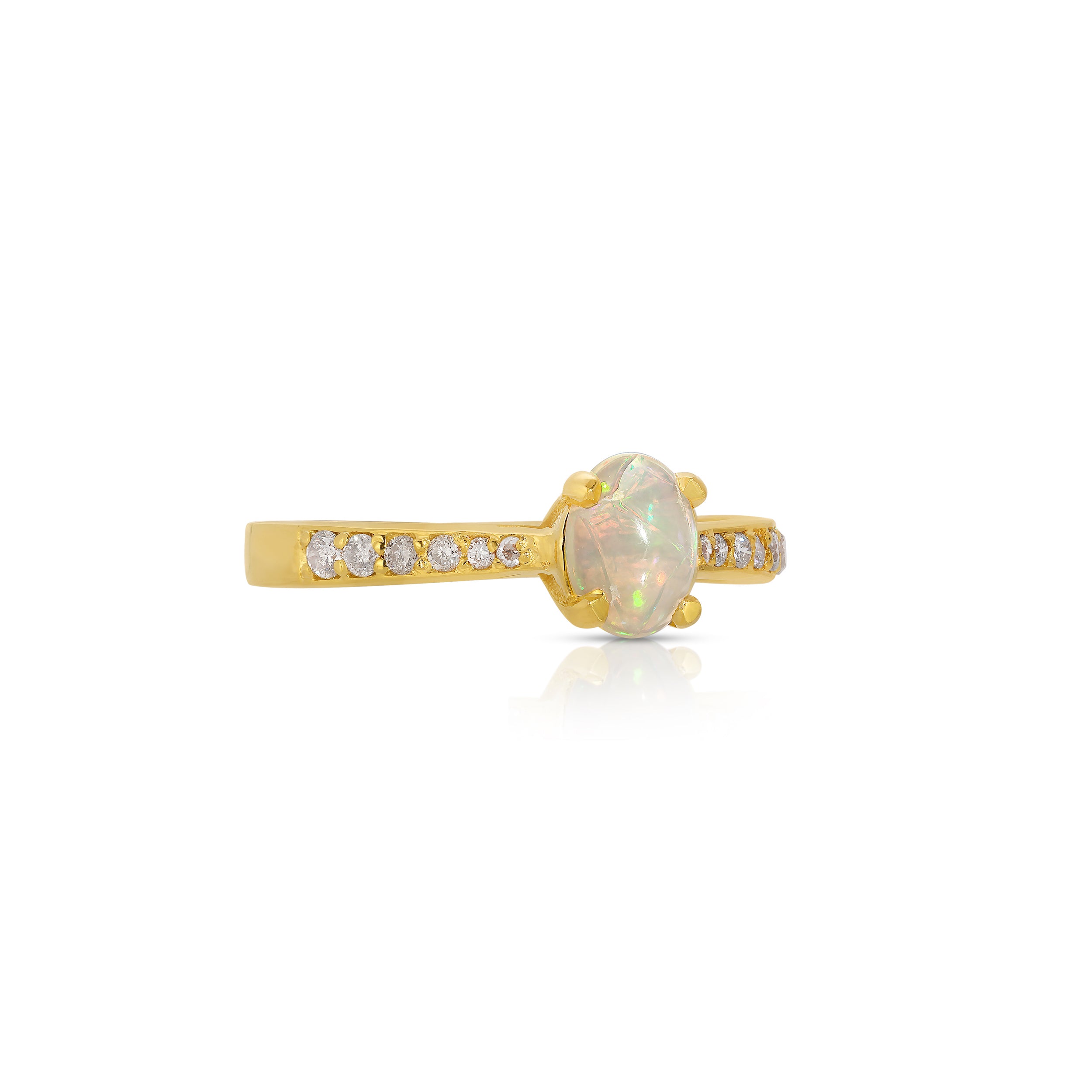 Opal Diamond Dress Ring