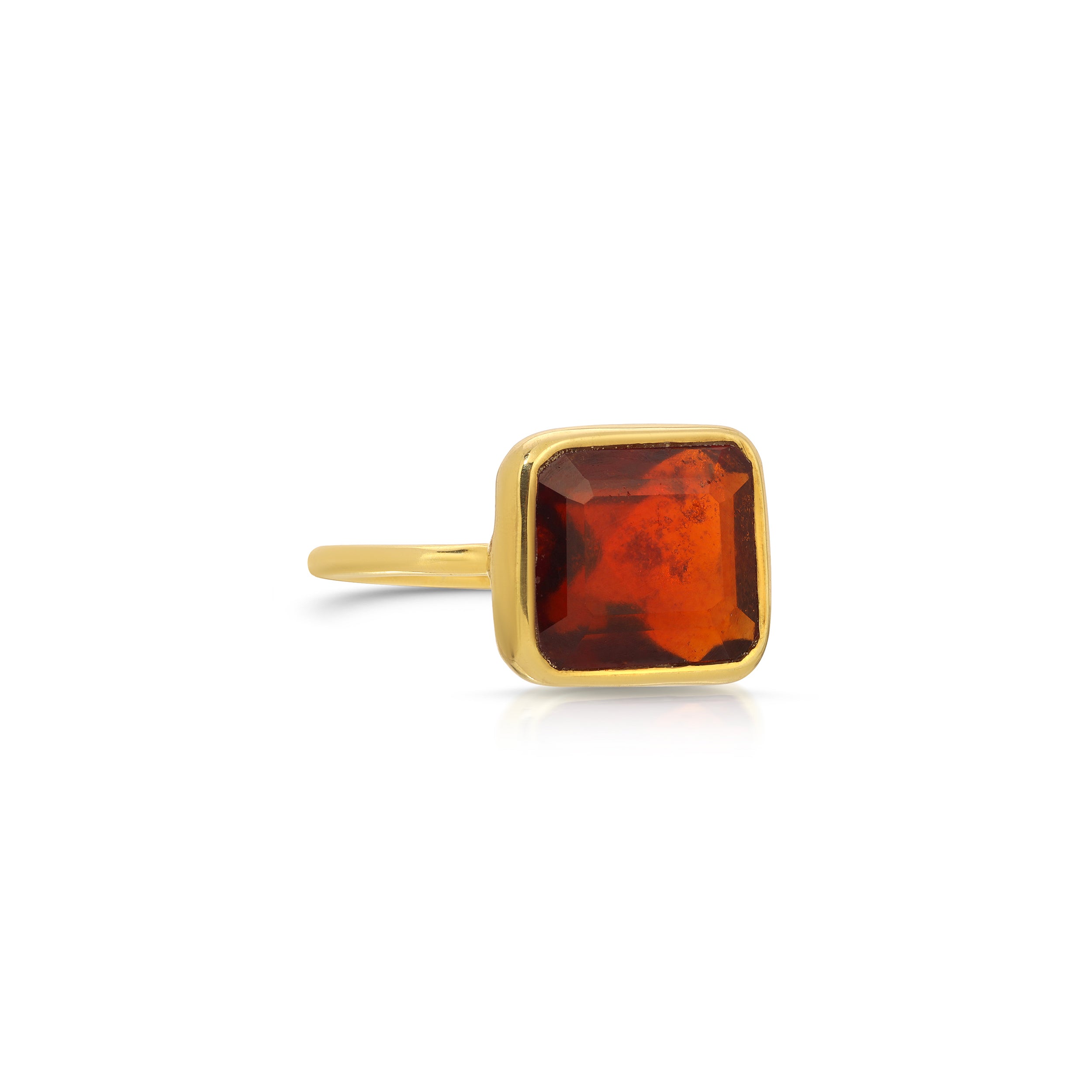 Orange Garnet Dress Ring