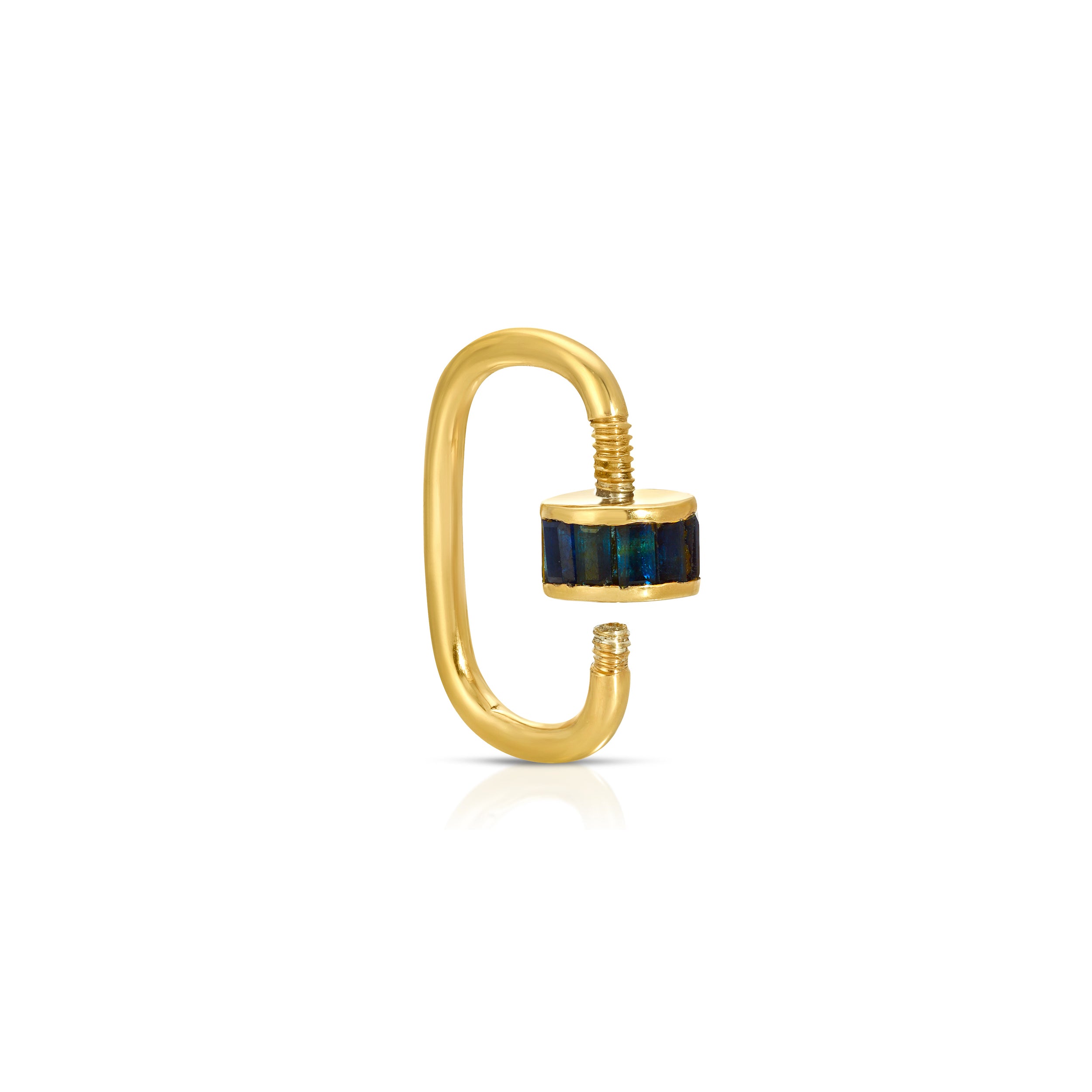 Sapphire Baguette Jump Ring