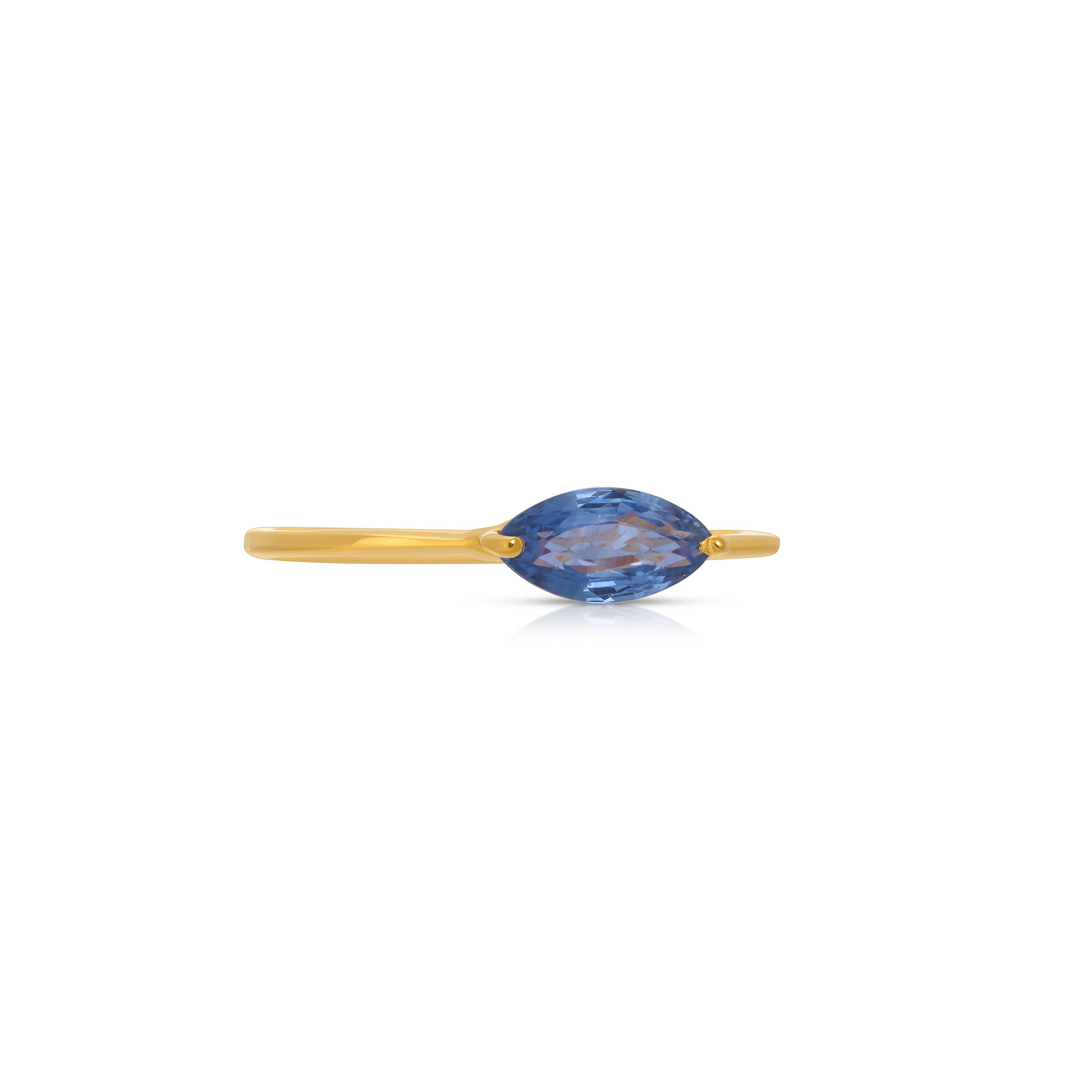 Sapphire Cats Eyes Dress Ring
