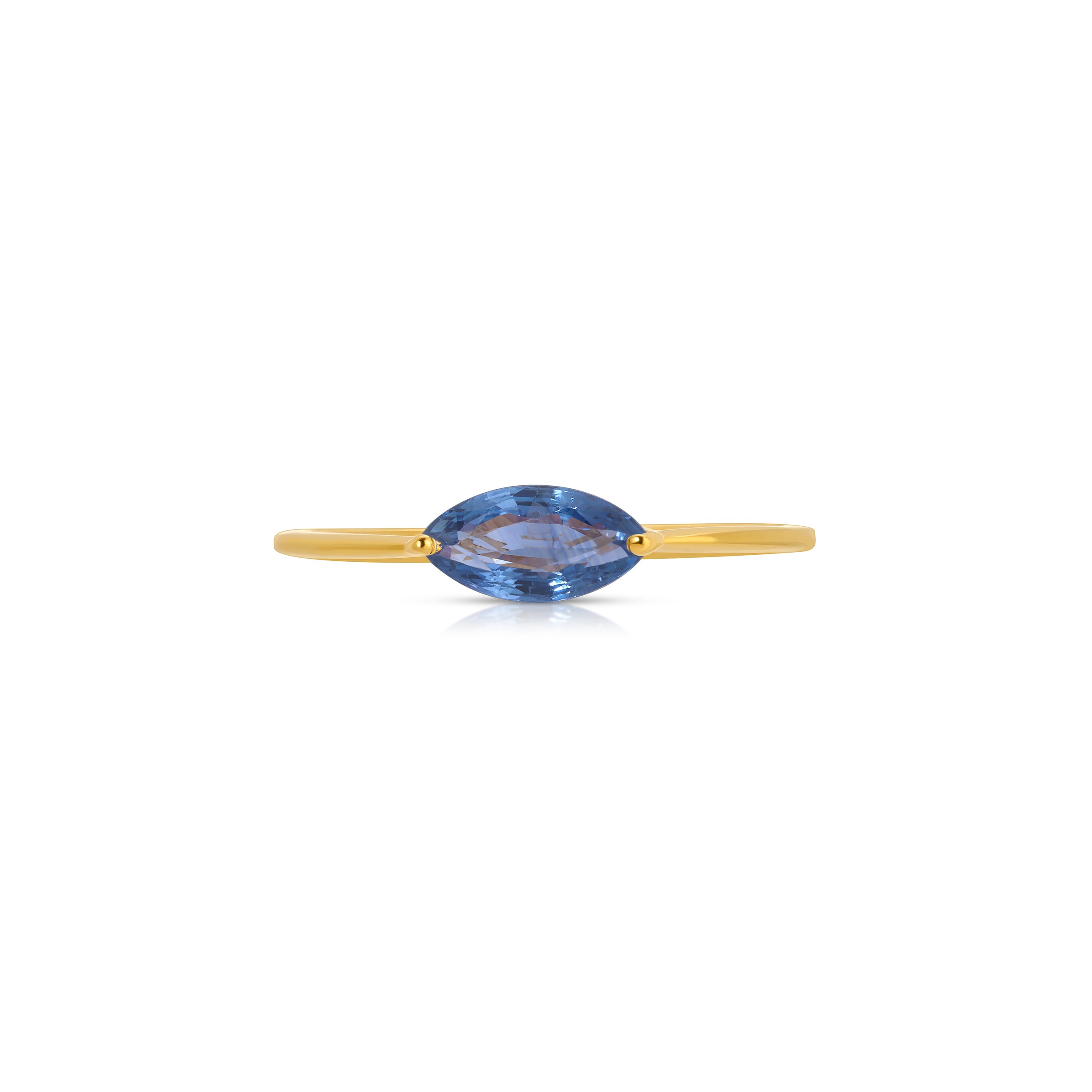 Sapphire Cats Eyes Dress Ring