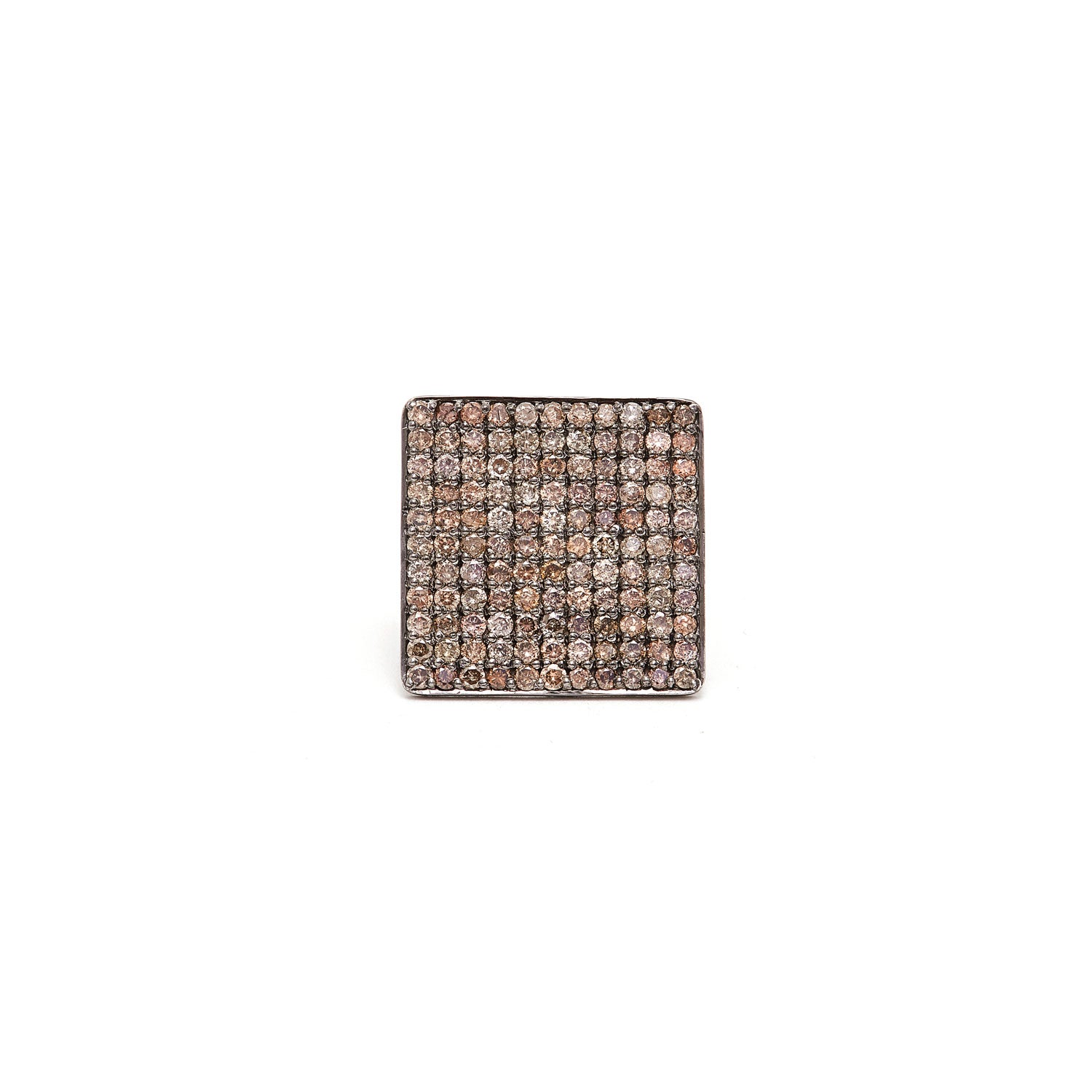 Jaipur Atelier Black Champagne Diamond Statement Ring