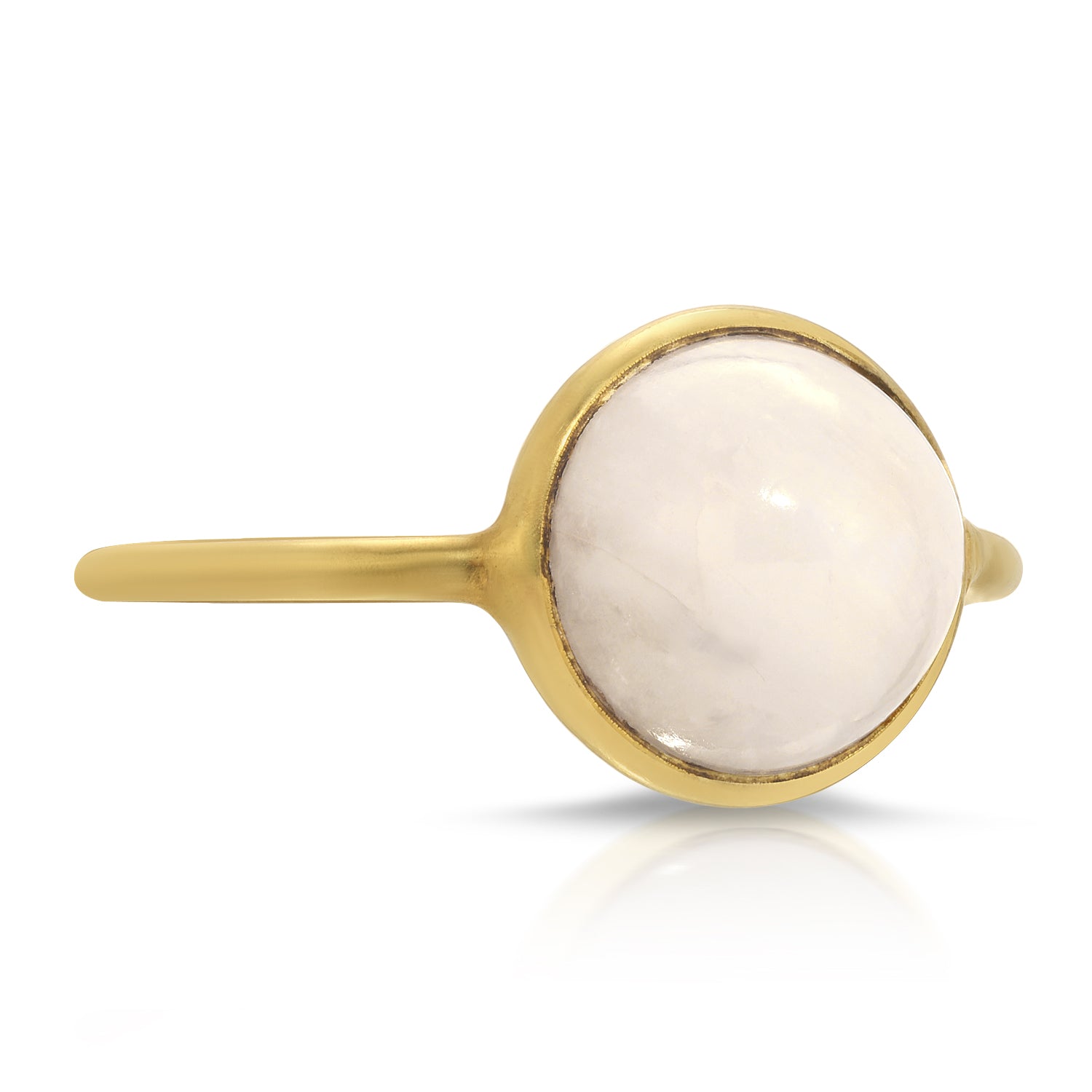 Microdome Moonstone Ring