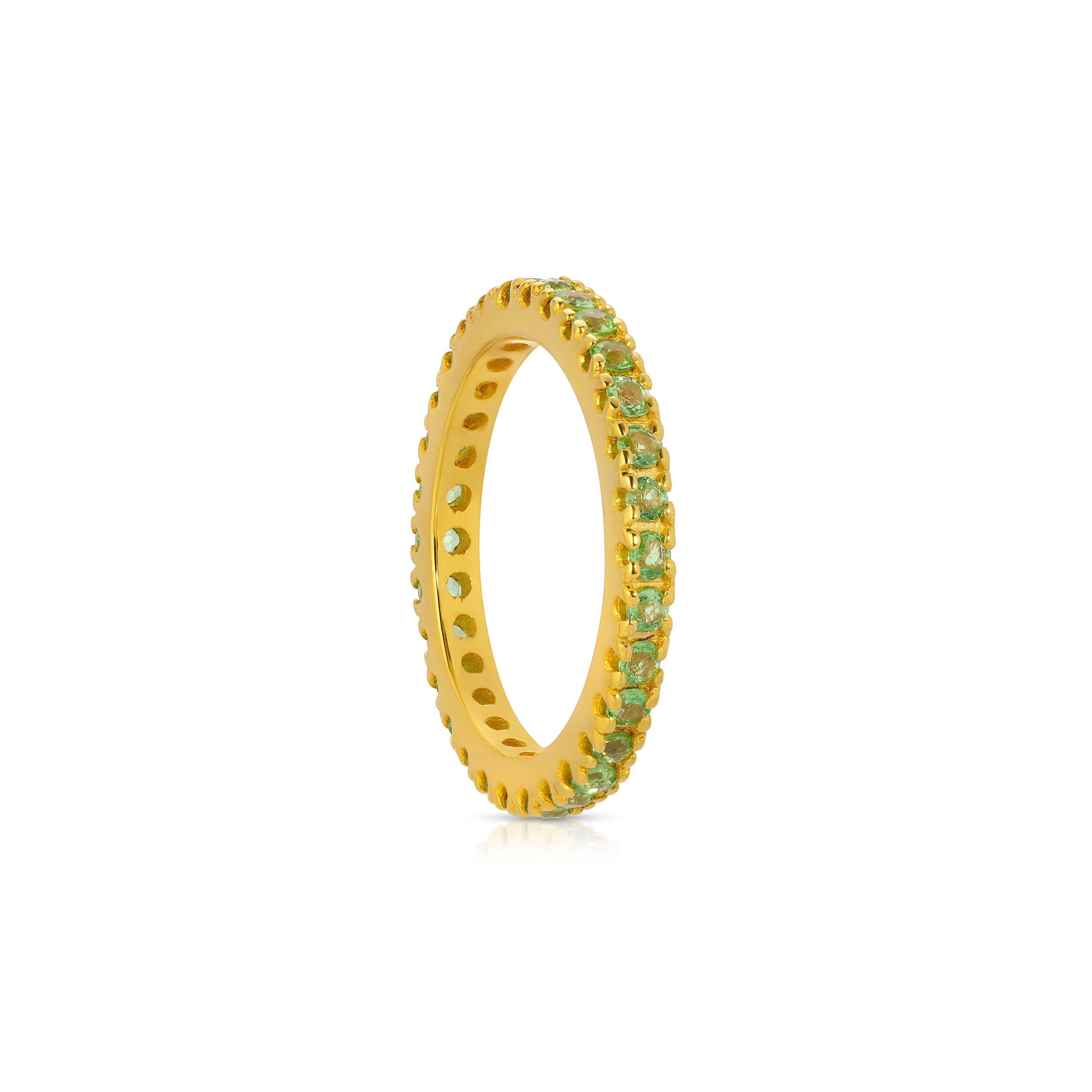 Petite Jai Tsavorite Eternity Band