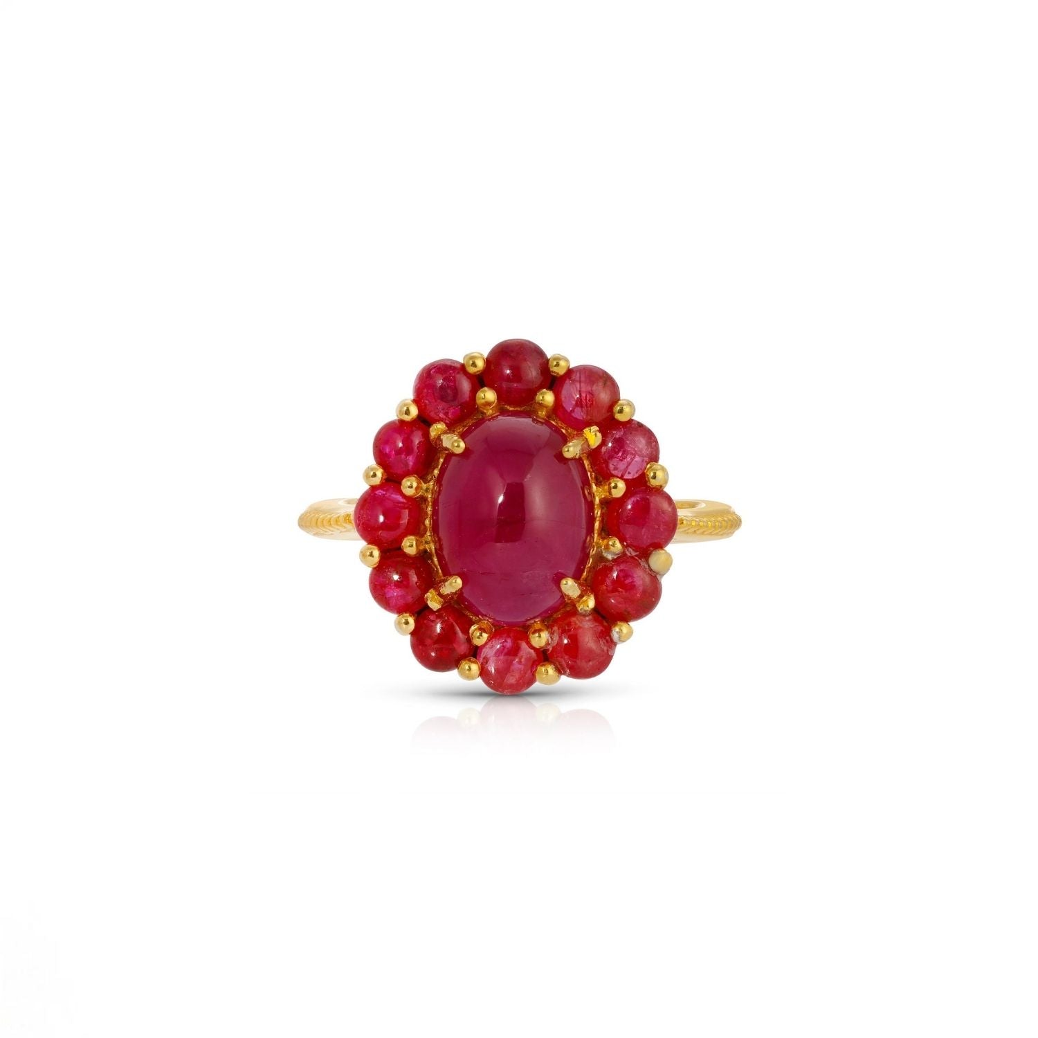 Ruby Cluster Ring