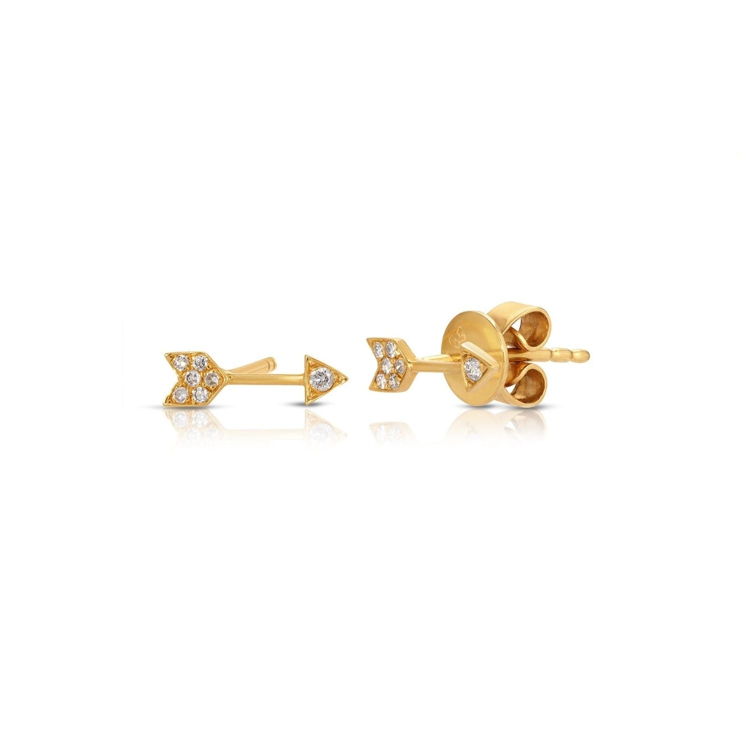 Love Arrow Diamond Studs