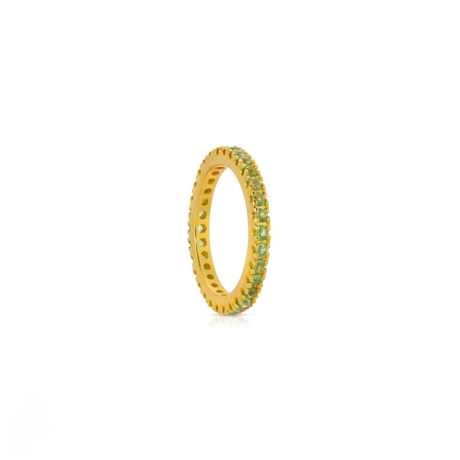 Petite Jai Tsavorite Eternity Band