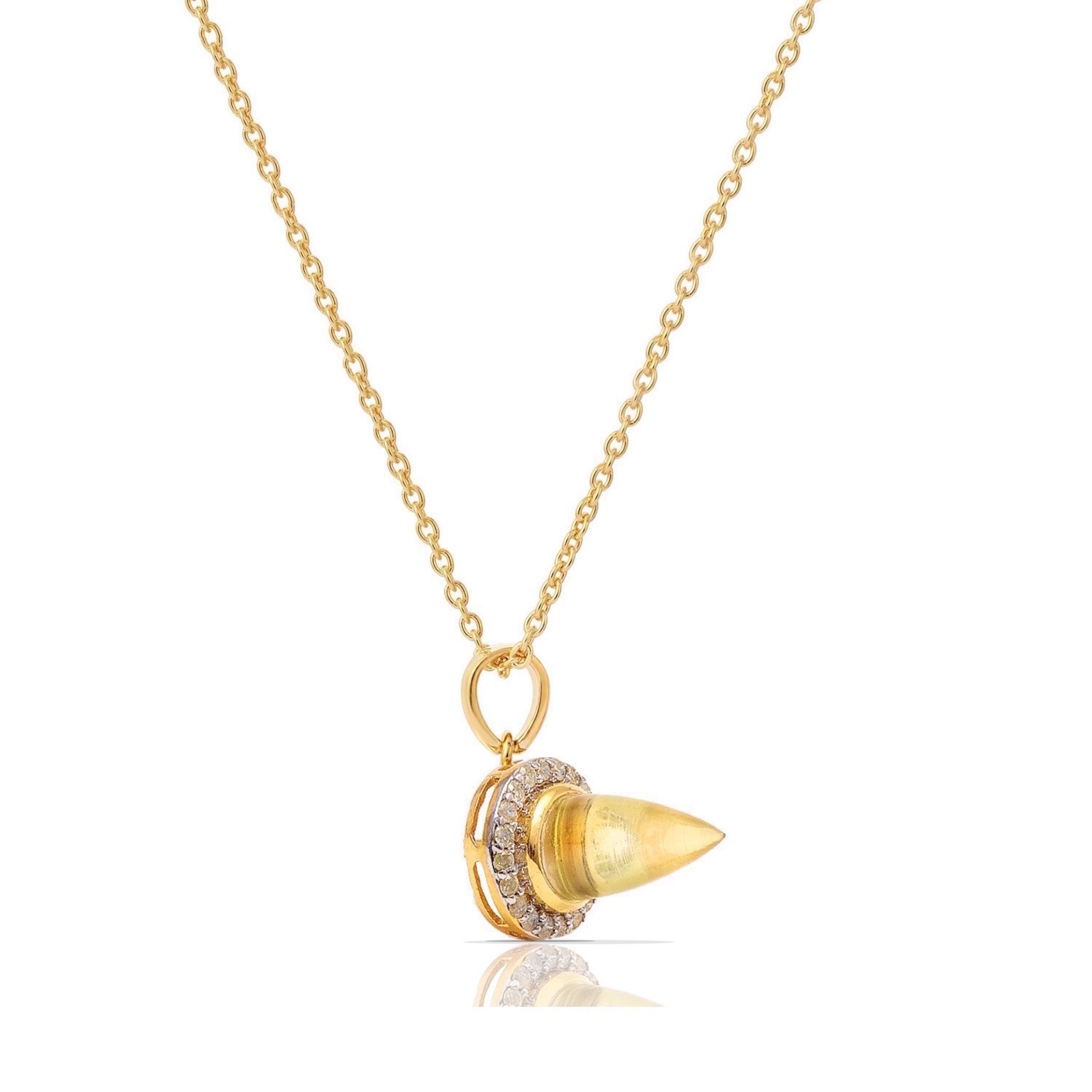 Yellow Diamond Barbarella Pendant