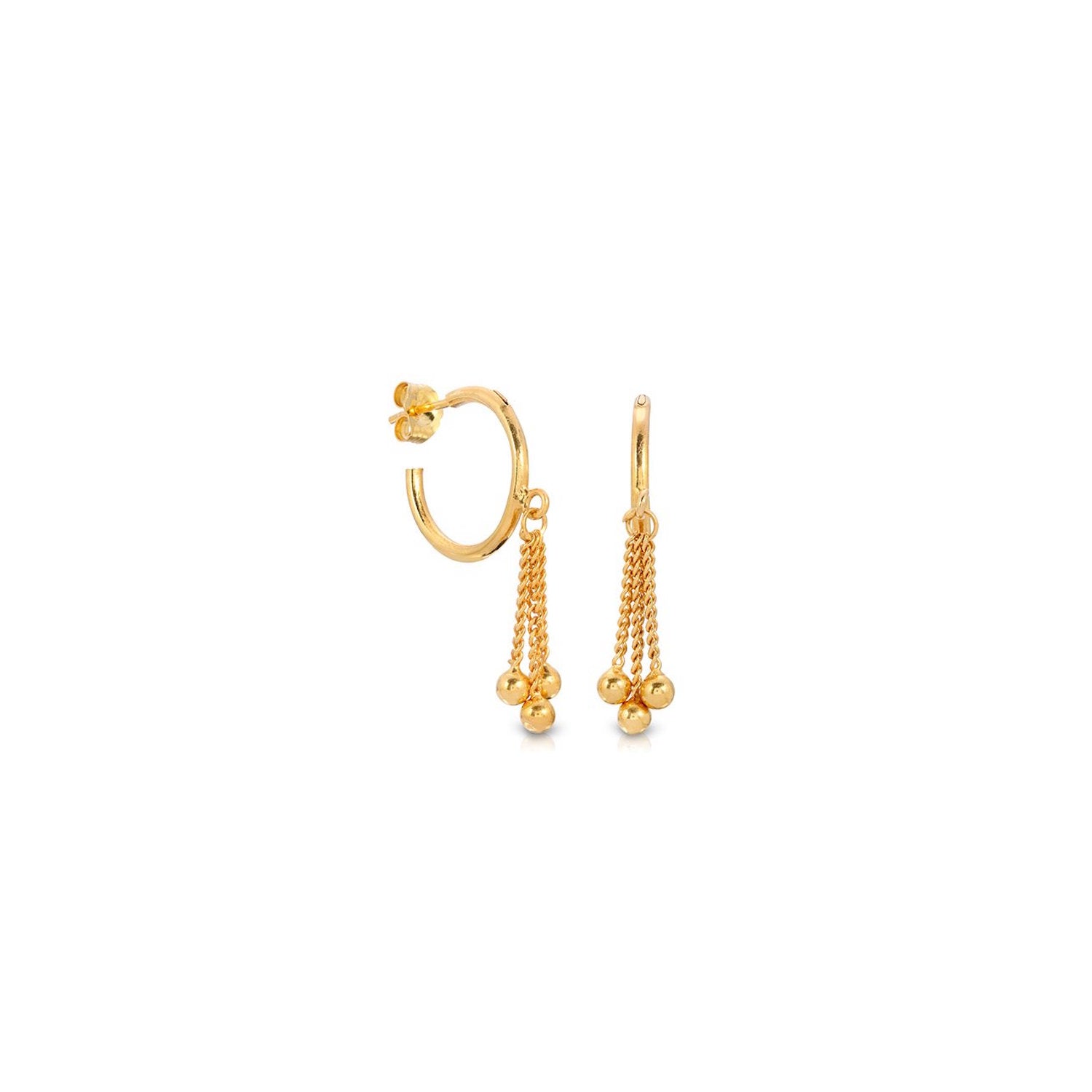 Balunda Gold Hoops