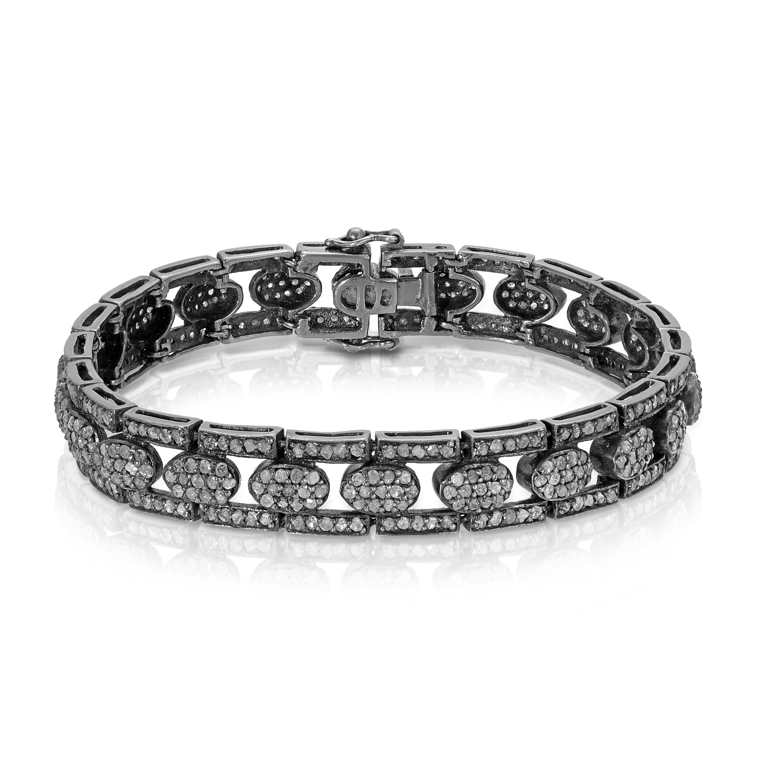 Art Deco Cuff Diamond Bracelet